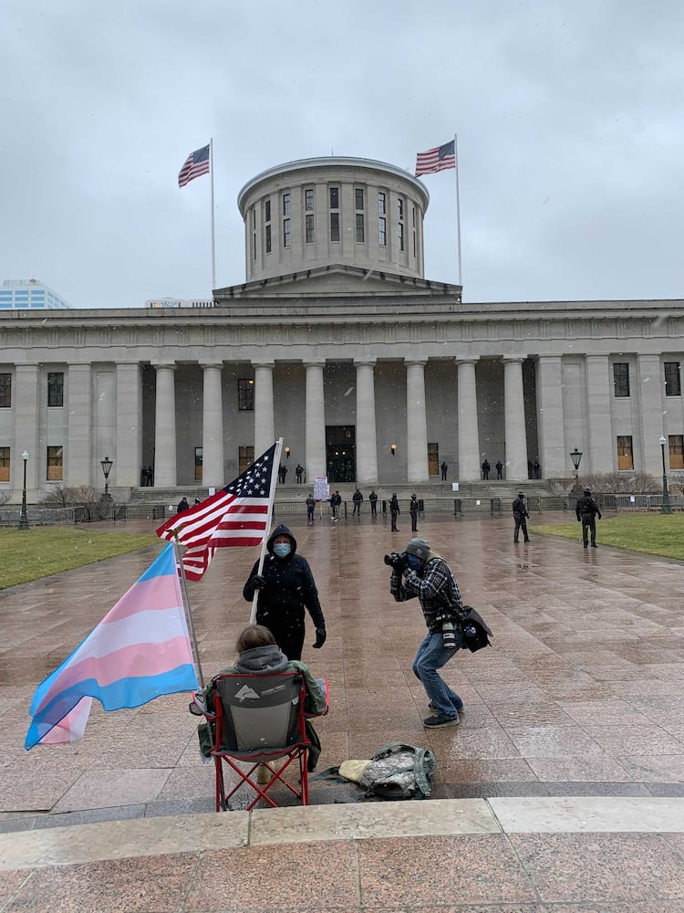 PHOTOS: Ohio prepares for statehouse protest