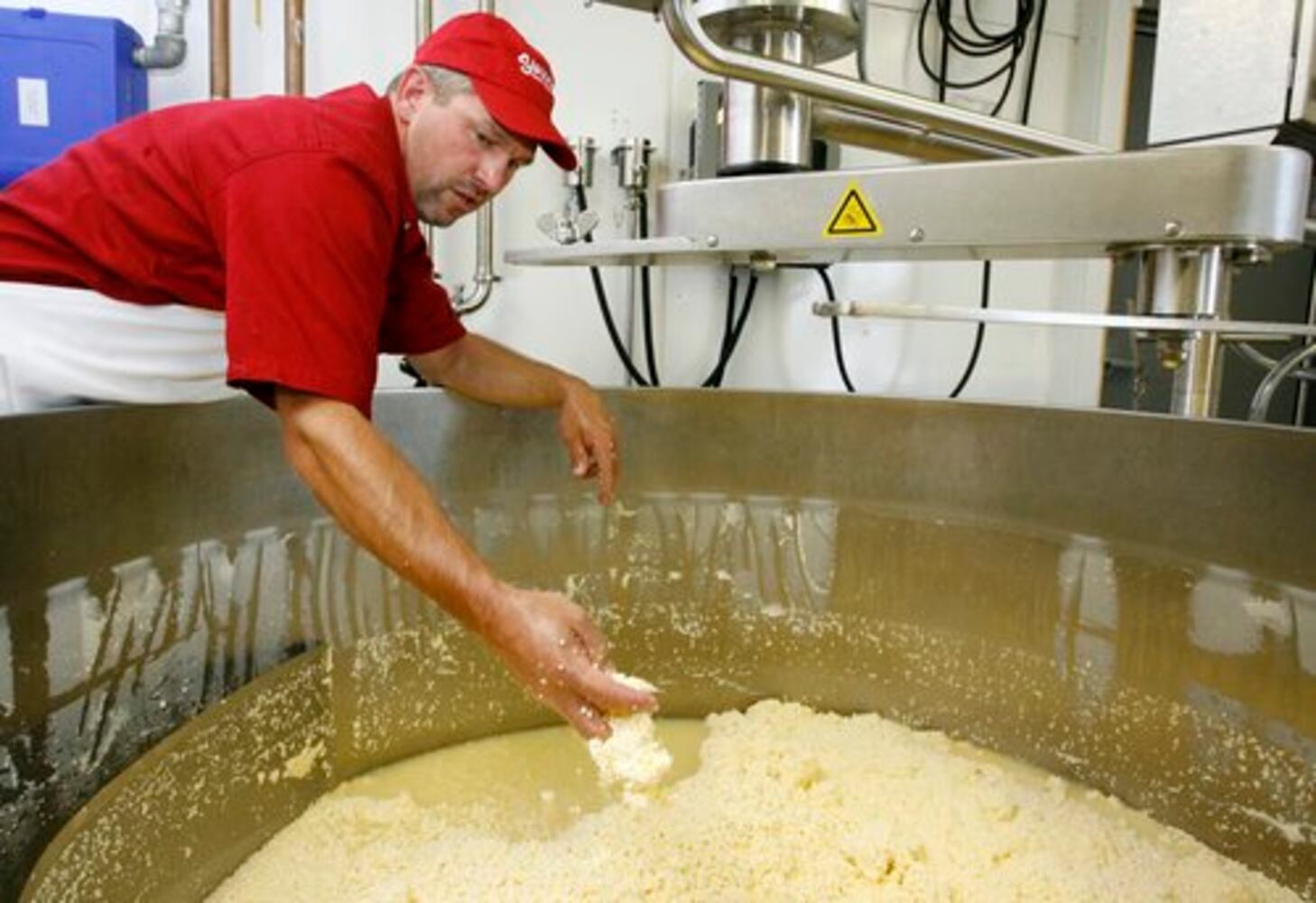 Young's Jersey Dairy makes cheese