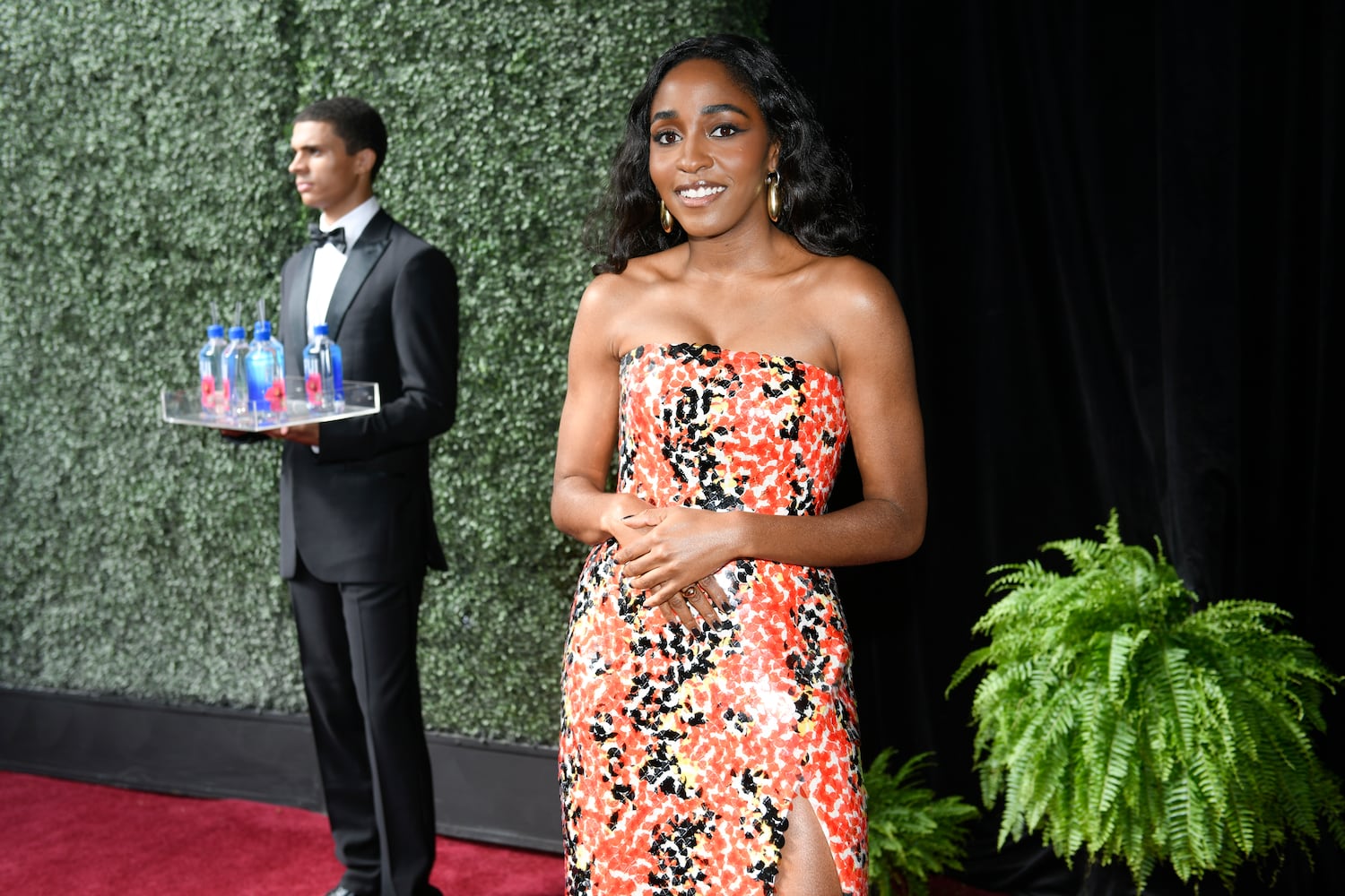 FIJI Water at the 76th Emmy Awards - Red Carpet