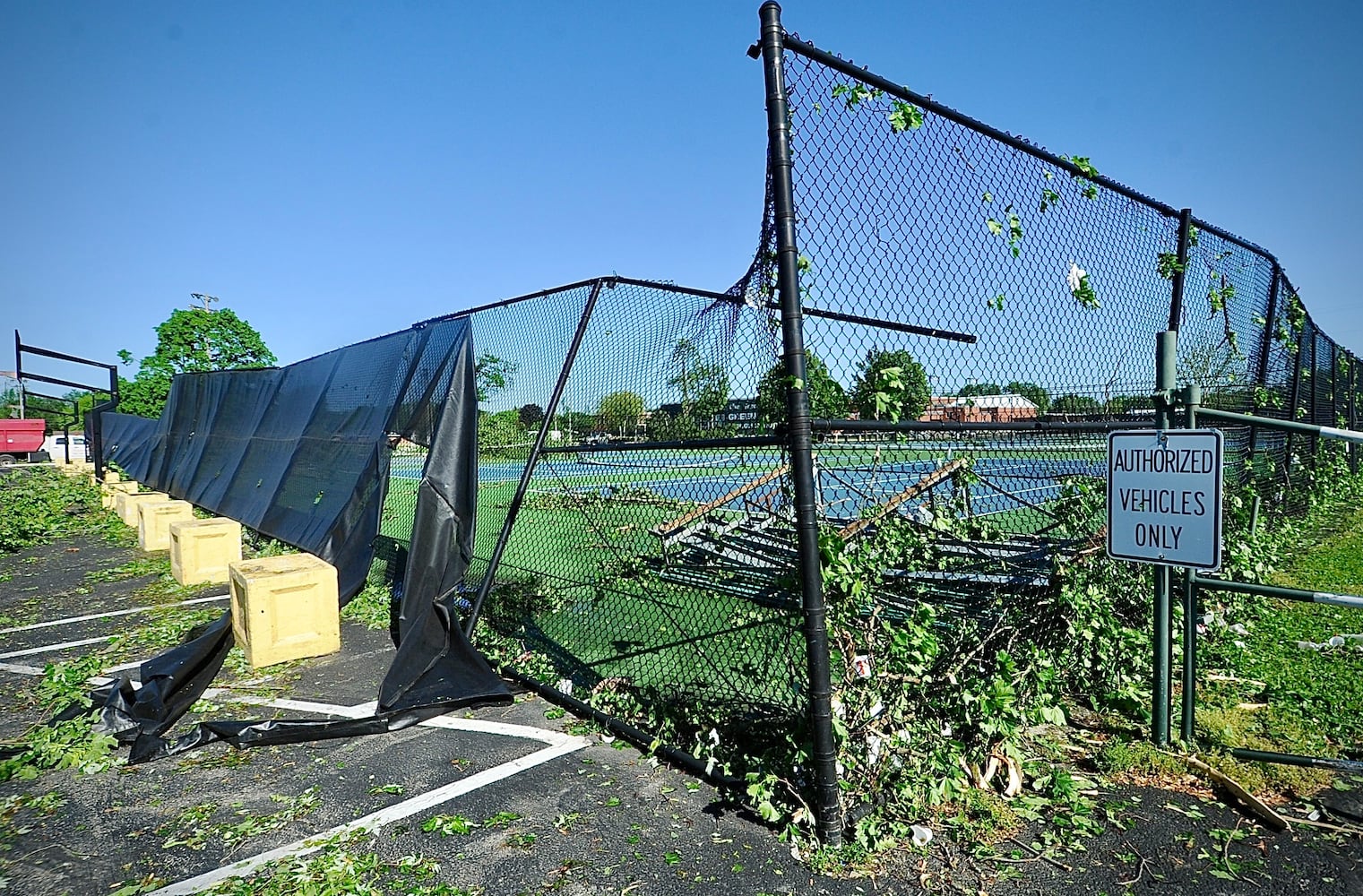 Greenville HS damage