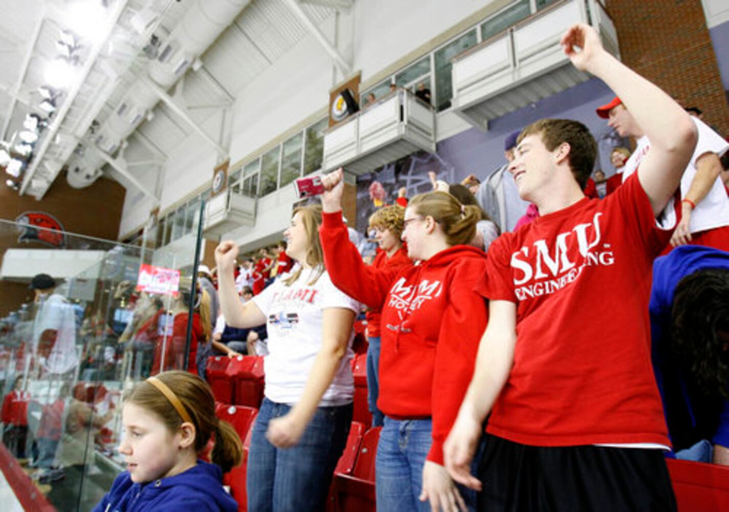 Miami hockey pep rally