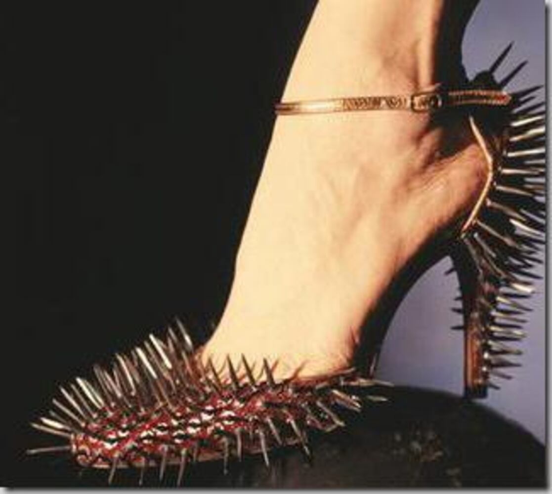 Spikey heels