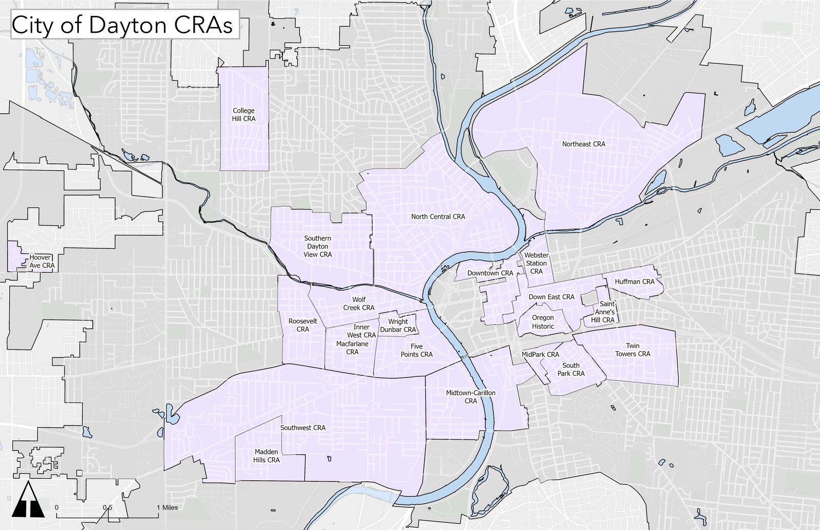 Dayton has 17 Community Reinvestment Areas. In these districts, property owners may be eligible for property tax abatements for new construction and renovation projects. CONTRIBUTED 