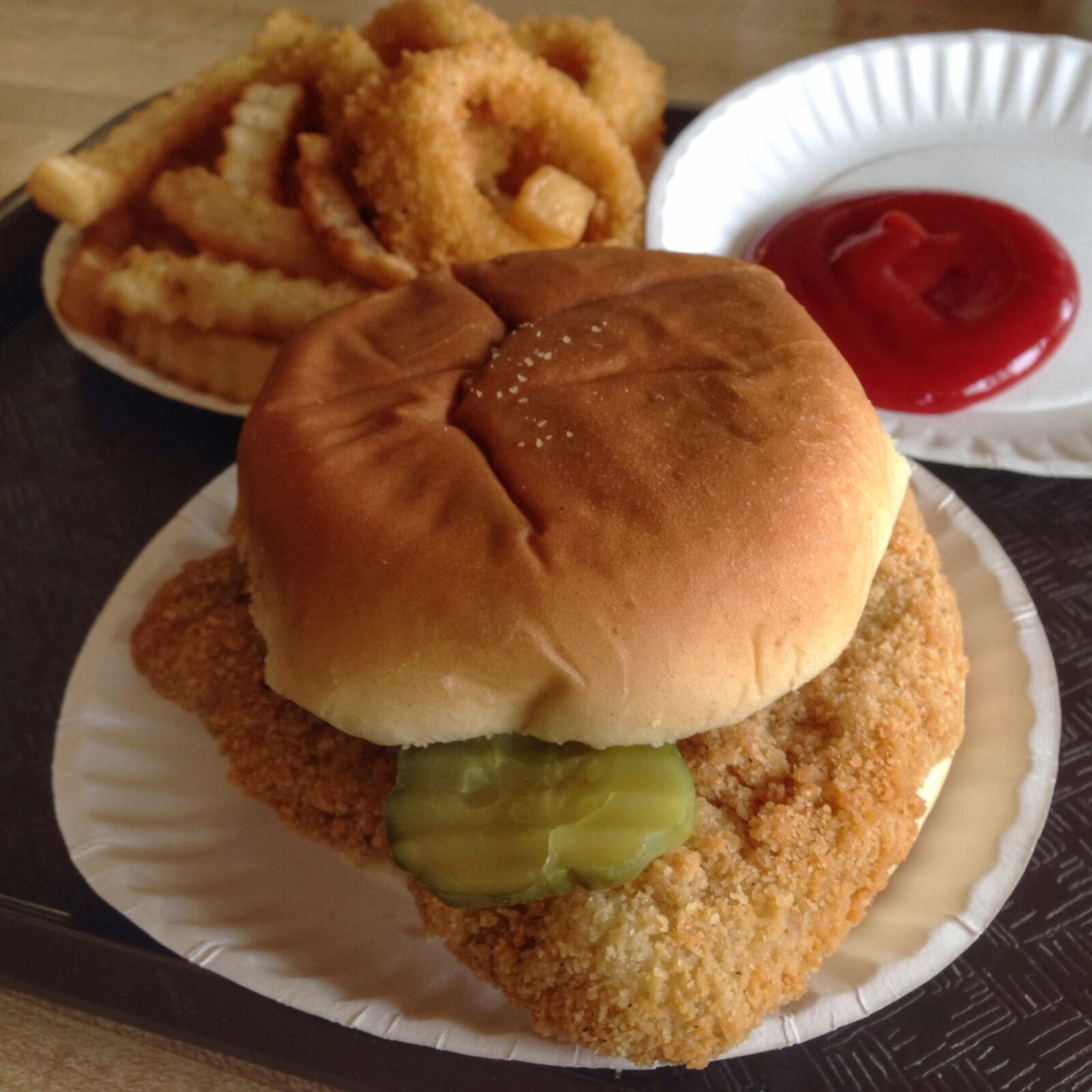 Look at the size of this pork tenderloin at Falb’s. CONNIE POST/STAFF