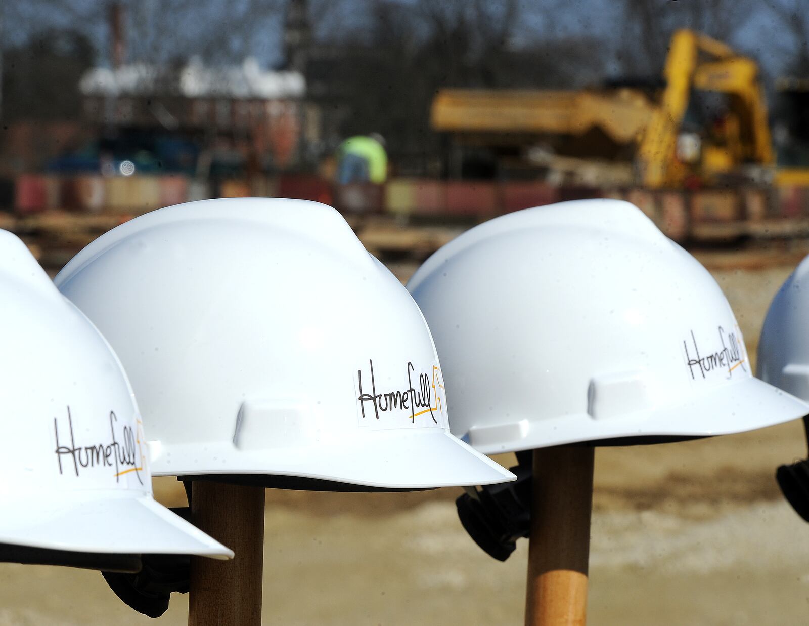 The groundbreaking ceremony for Homefull’s new West Dayton grocery store was held Thursday March 30, 2023. The 16-arce development includes a Kettering Health primary care practice for all ages and the Ziks Family Pharmacy with medicine and health-related items. MARSHALL GORBY\STAFF