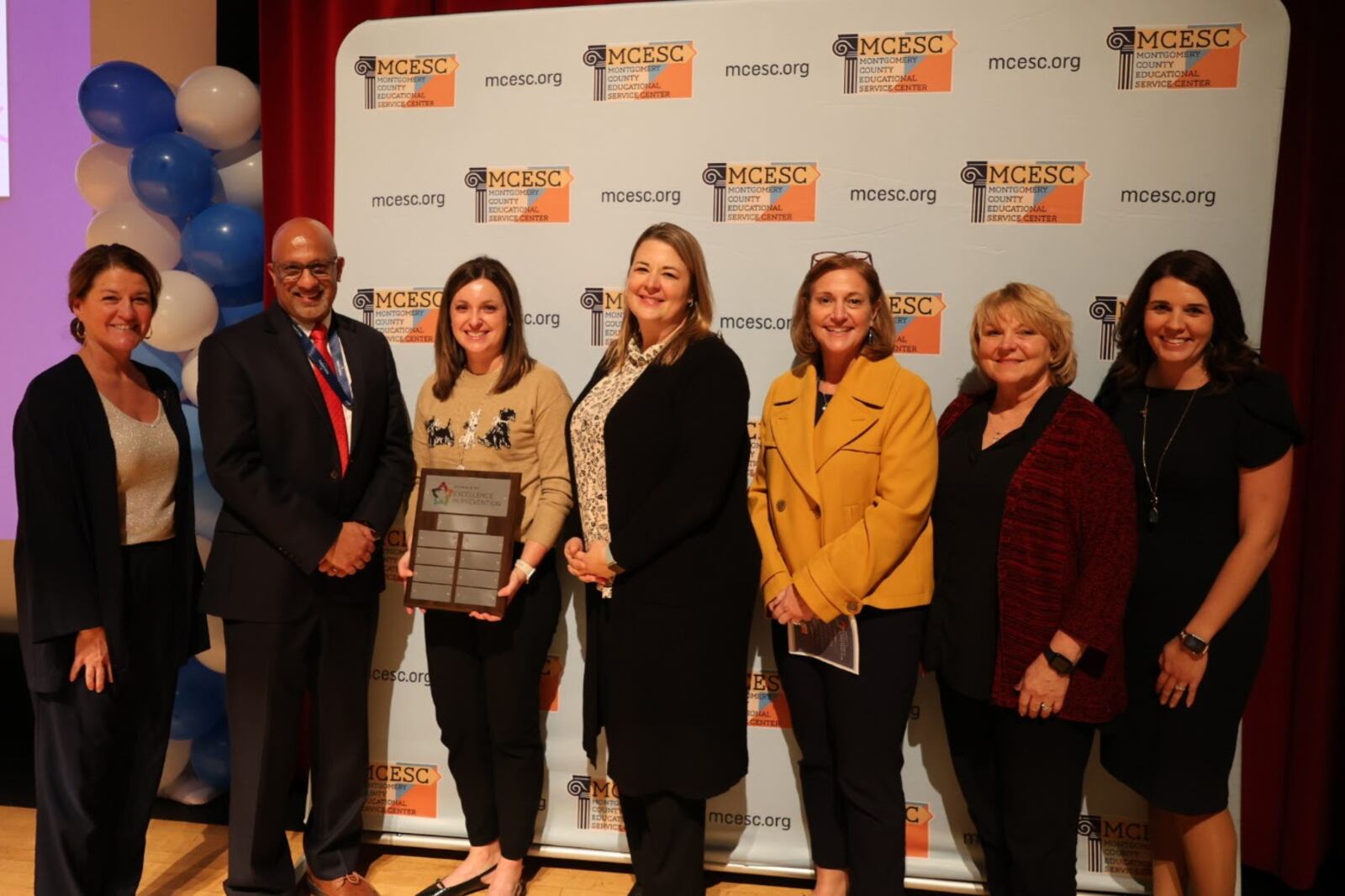 Oakwood Schools were one of the districts with all of their school buildings winning the 'Platinum' distinction in the Montgomery County Educational Services Center Excellence in Prevention Awards. Courtesy of the Montgomery County ESC.