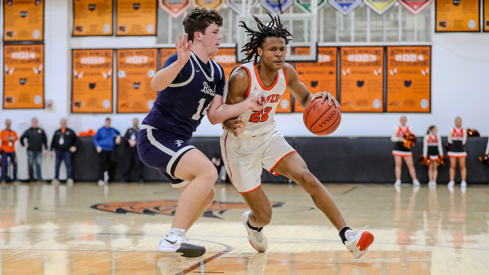 Fairmont topped Beavercreek 58-55 in a boys basketball game at Ed Zink Fieldhouse on Jan. 31, 2025. Michael Cooper/CONTRIBUTED