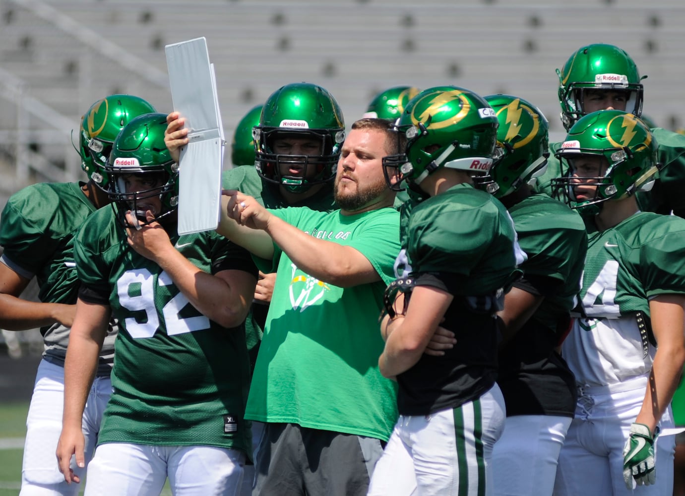 PHOTOS: Northmont Thunderbolts preseason football practice