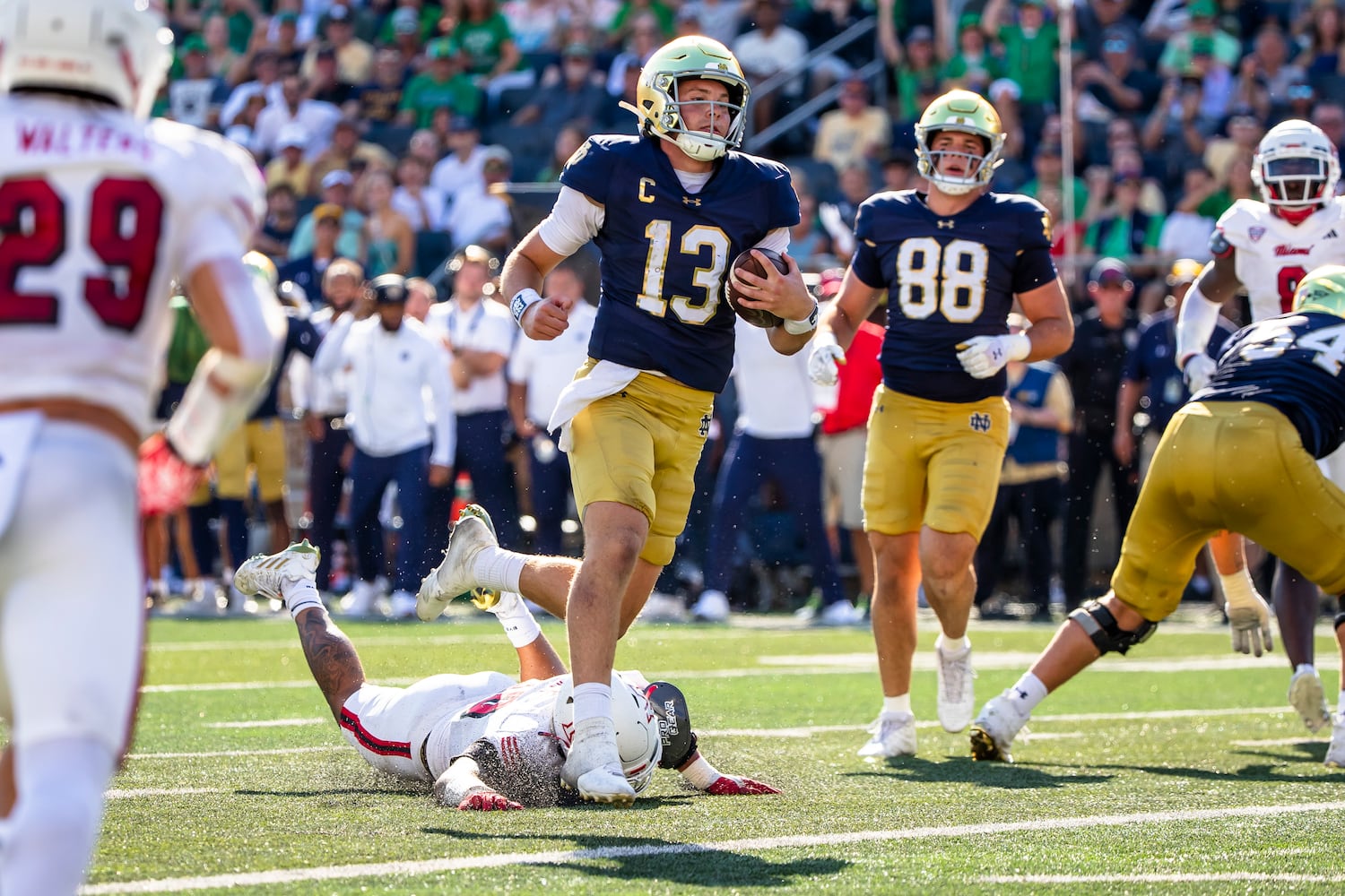 Miami Ohio Notre Dame football