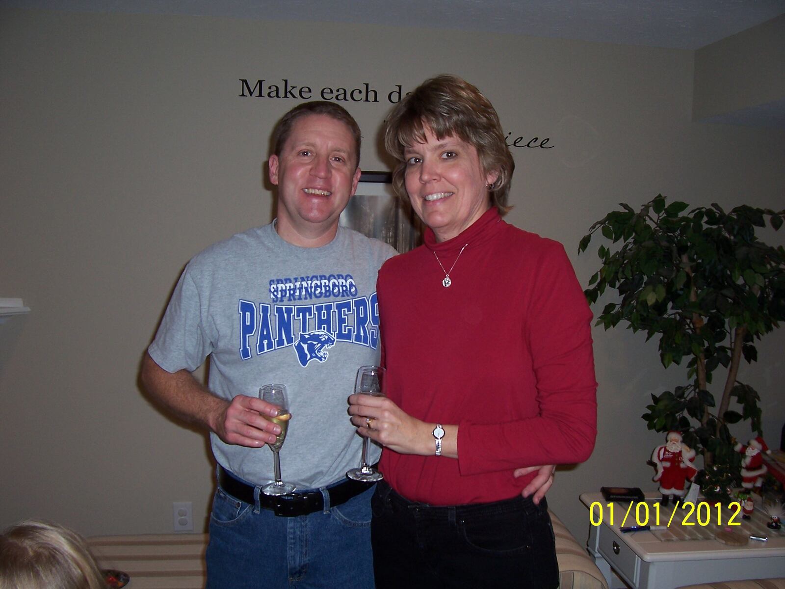 Caption: Springboro High School teacher Mary Loose, seen here with her husband Ted, made calculus "digestible and fun," said Cole Heidenreich, the school's senior class president.