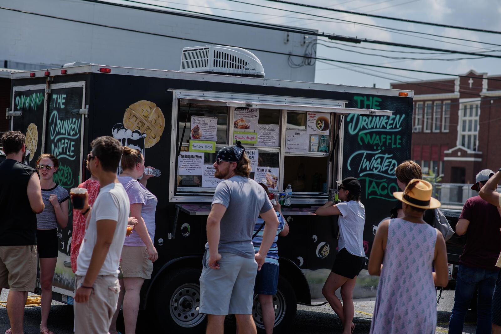 On Sunday, July 1 from 10 a.m.-2 p.m. food trucks including The Drunken Waffle, EAT, Son of a Biscuit, El Meson and Ghostlight Coffee served their best breakfast and lunch dishes for Brunch! A Food Truck Rally. PHOTO / TOM GILLIAM PHOTOGRAPHY