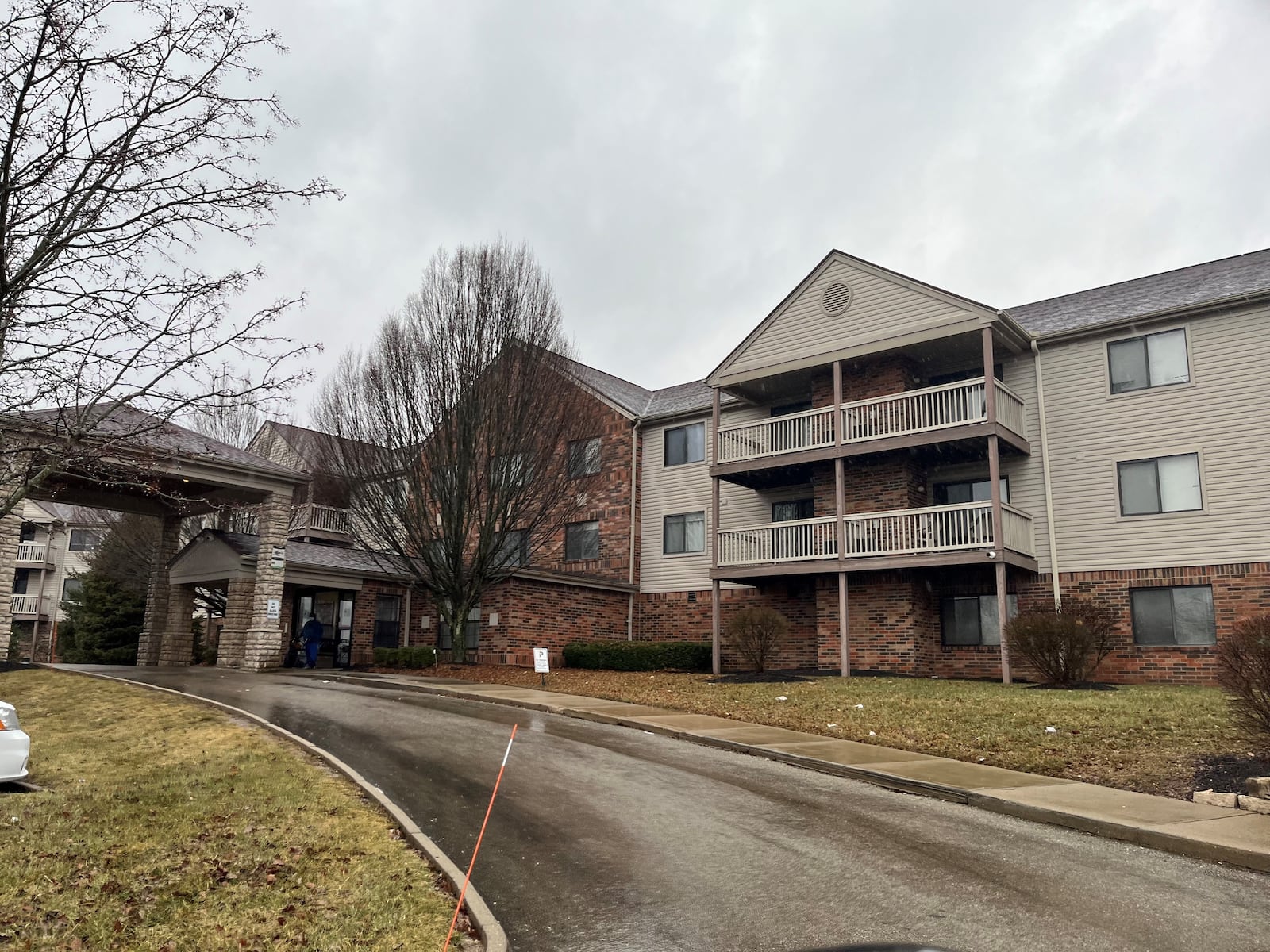 Hoover Place apartments in West Dayton. St. Mary Development Corp. built the housing but sold it to National Church Residences. CORNELIUS FROLIK / STAFF