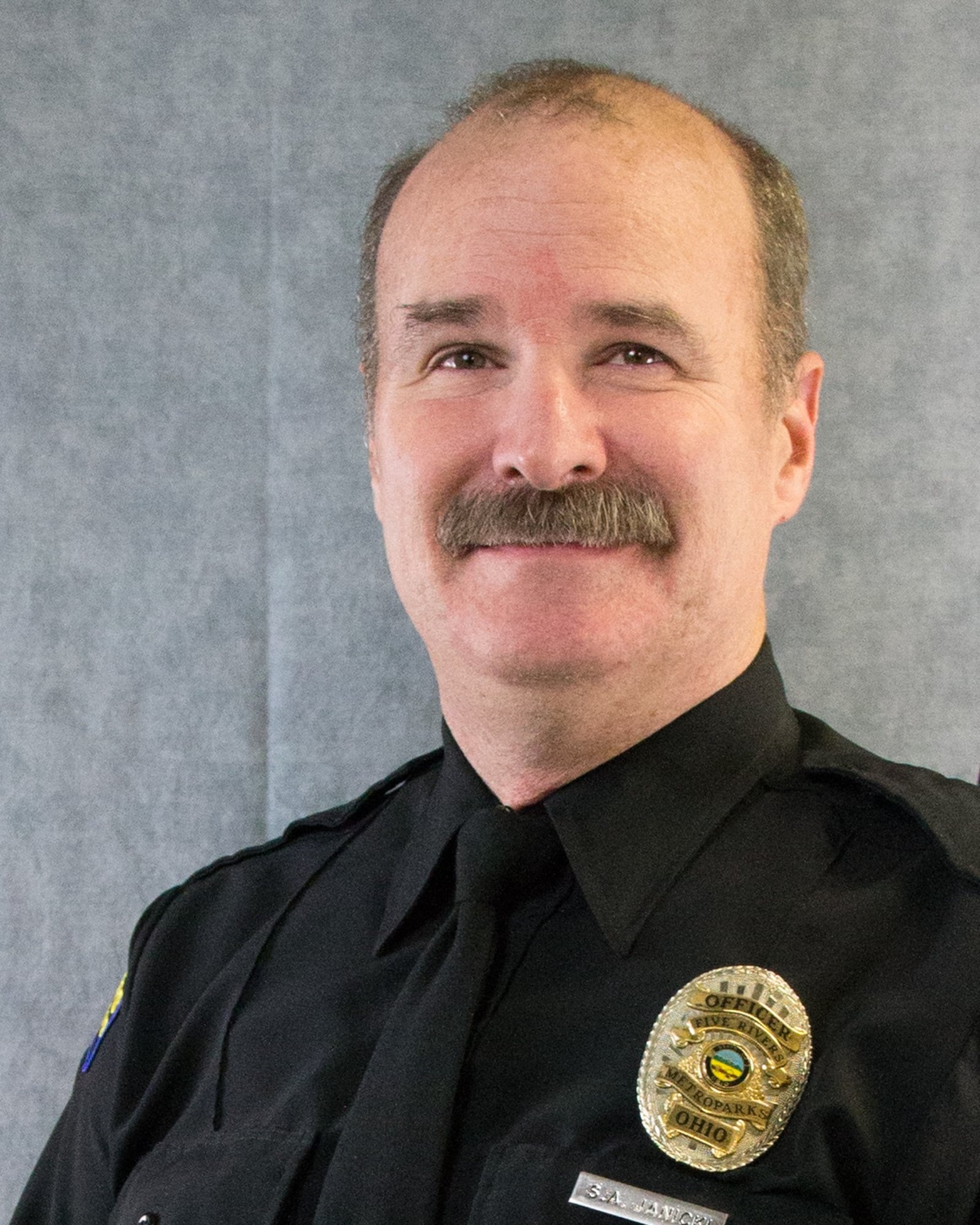 Ohio Parks and Recreation Association’s has named Sgt. Eric Lane and rangers Elyzabeth McDonald, Rebecca Dieker,  Kyl Caldwell, Amanda Chiles,  Scott Janicki  (pictured) and Cory Reis  Professionals of the Year for efforts during the Oregon District mass shooting.