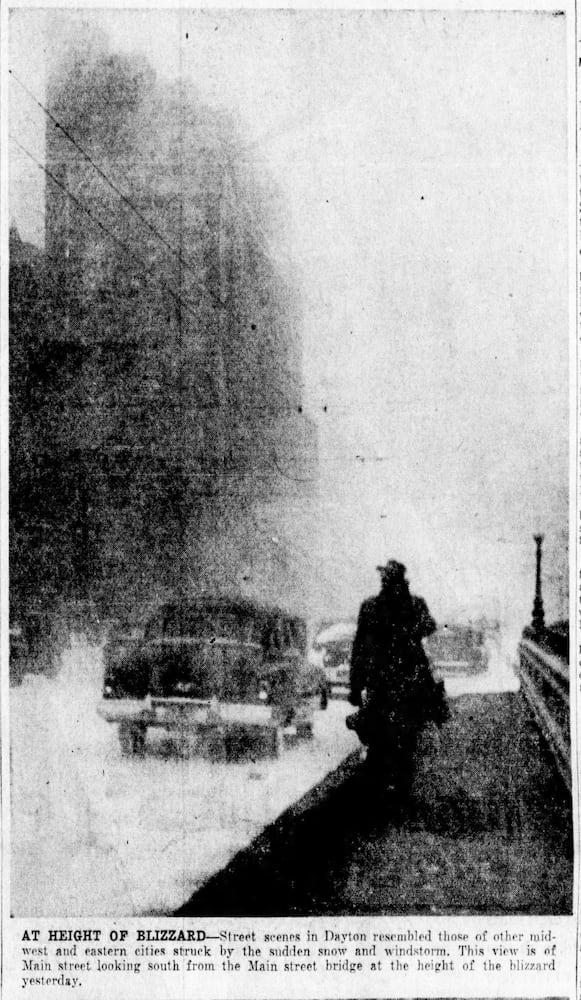 Dayton Thanksgiving Blizzard 1950