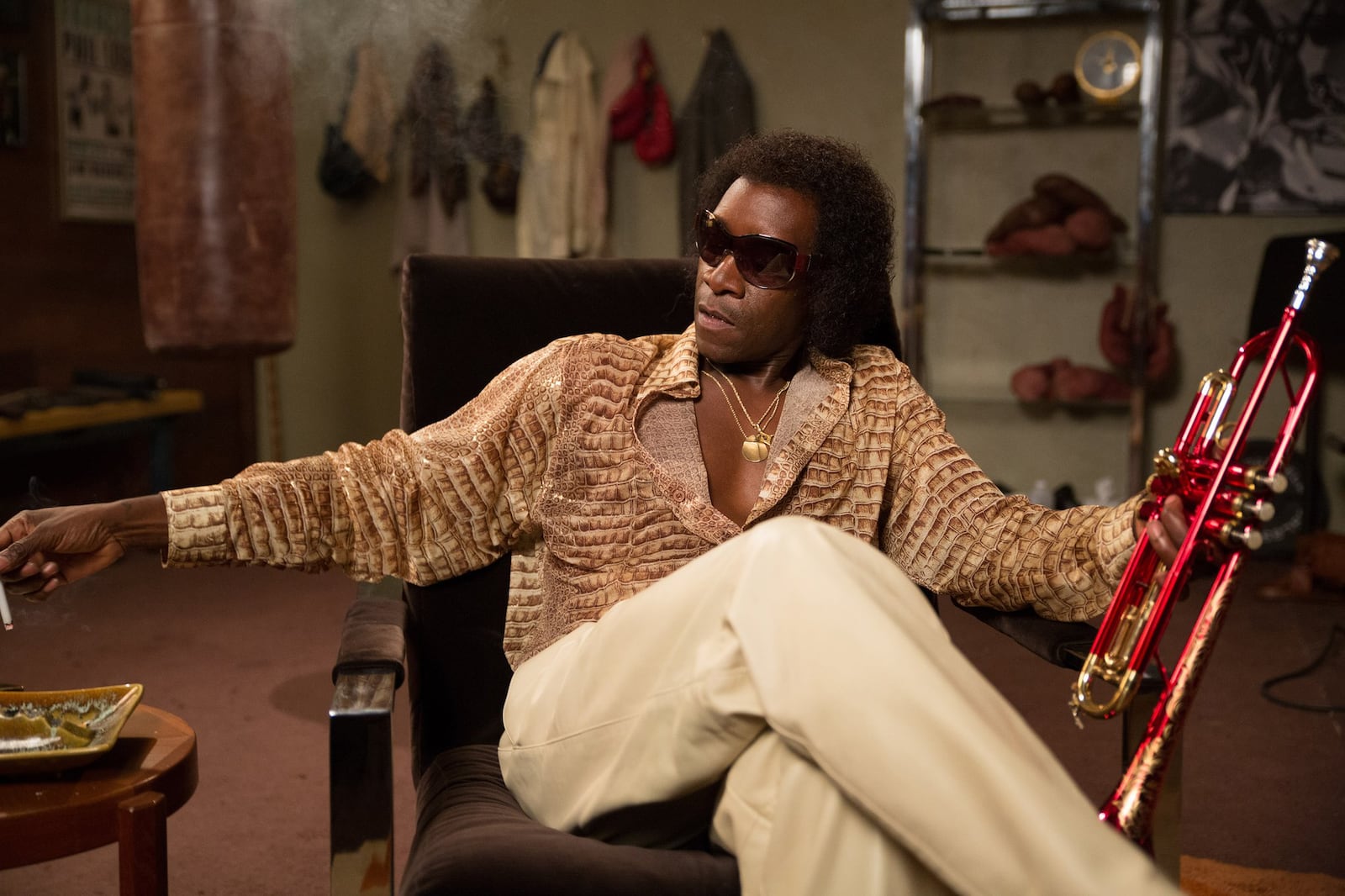 Don Cheadle plays Miles Davis in “Miles Ahead.” (Sony Pictures Classics)