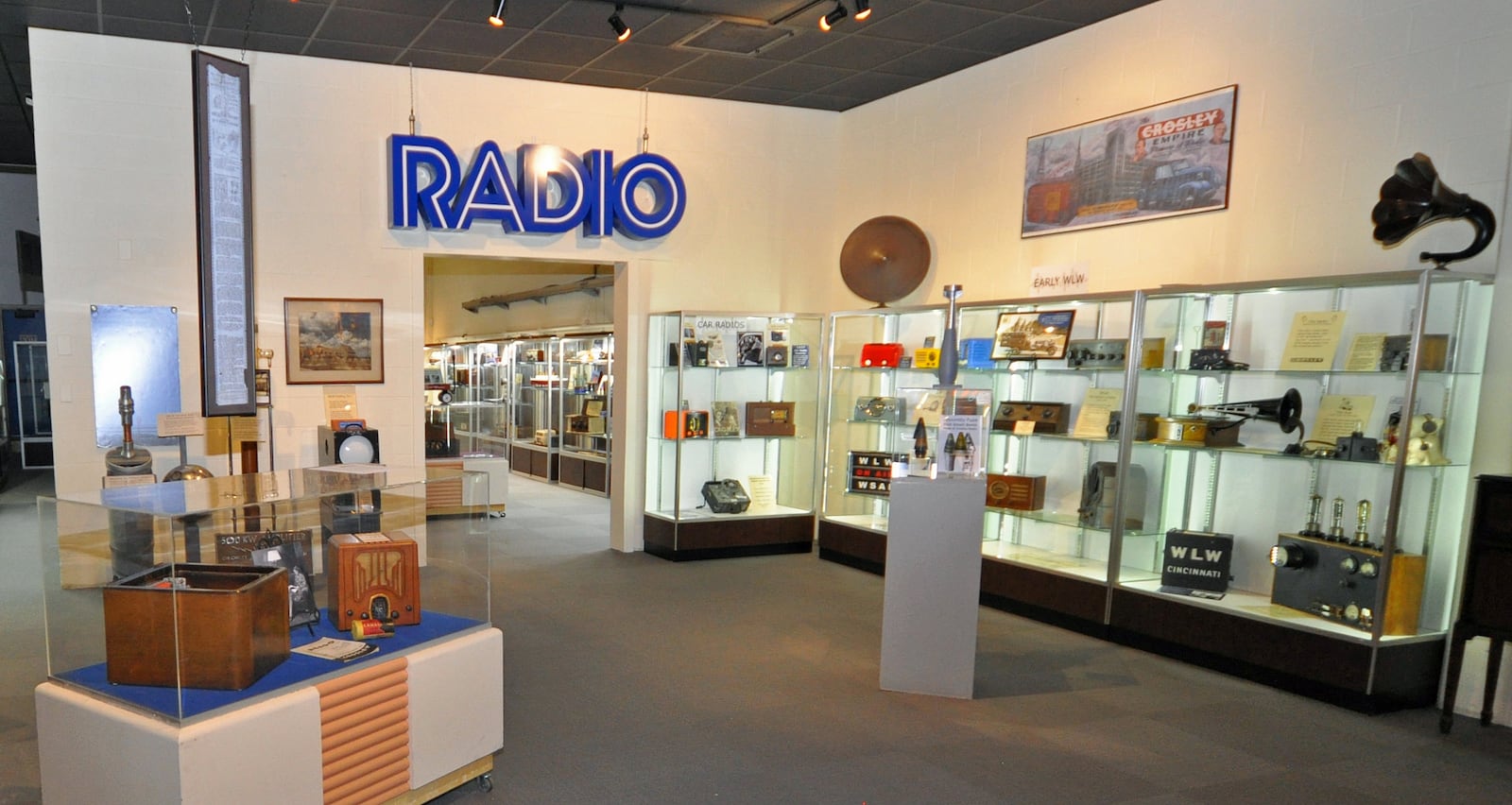 An improved radio display is open at the Voice of America Museum of Broadcasting History after a seven-month renovation. Contributed photo