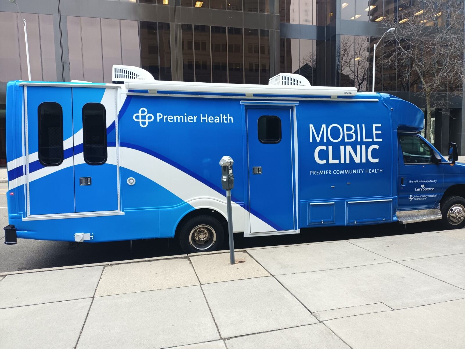 Premier Community Health, a subsidiary of Fidelity Health Care, unveiled a new mobile clinic on Friday, Jan. 20. The mobile clinic was funded by CareSource through the Miami Valley Hospital Foundation. SAMANTHA WILDOW\STAFF