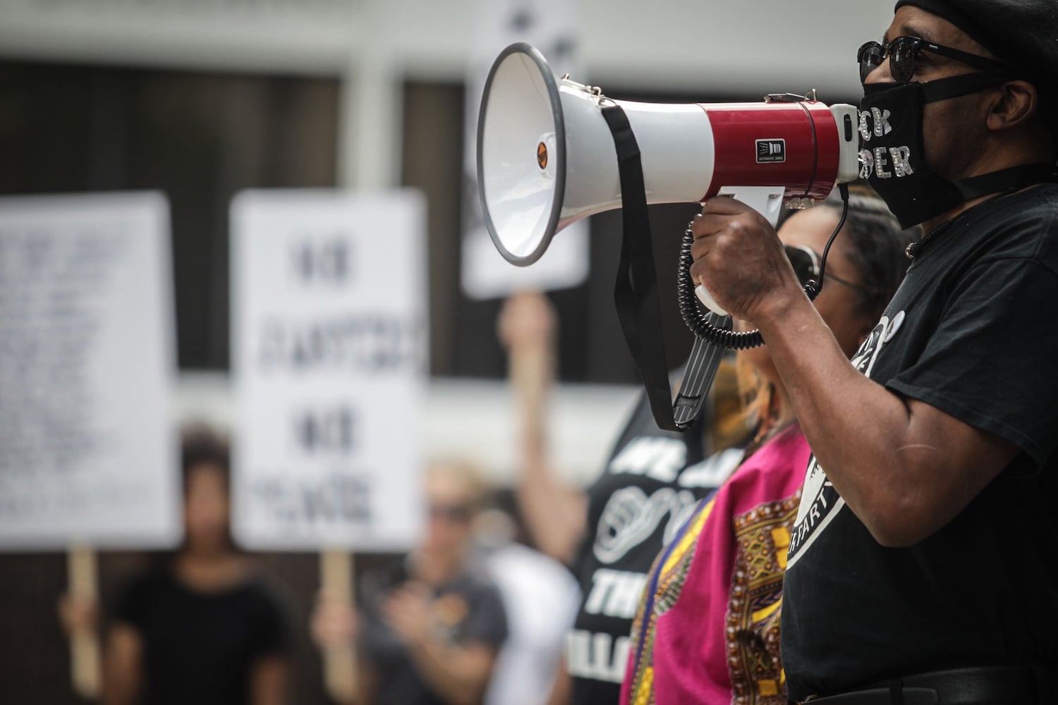 PHOTOS: Hundreds gather for protest in Dayton