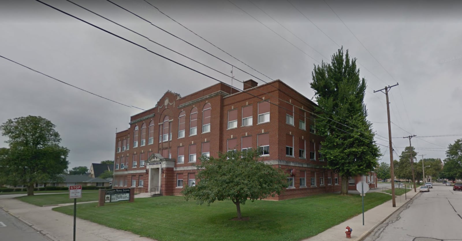 Schoolhouse Park will be on the site of the now-demolished Covington Middle School in the center of the village of Covington, in Miami County. CONTRIBUTED PHOTO