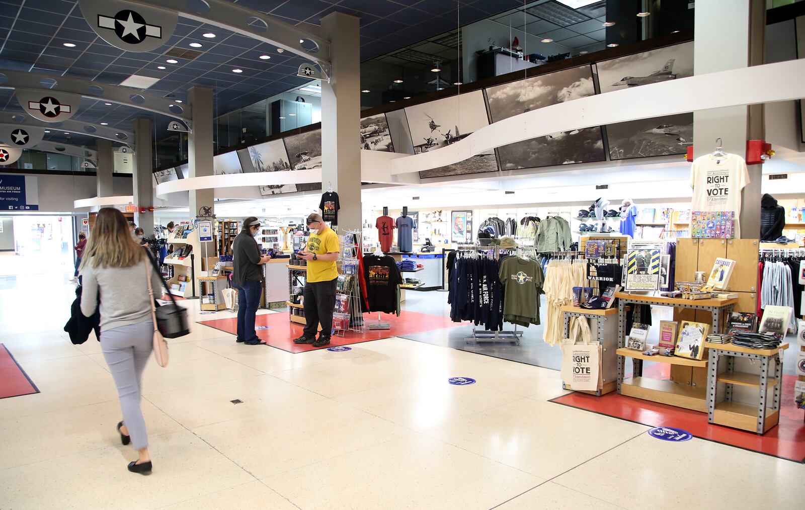 The Museum Store at the National Museum of the United States Air Force is filled with aviation and military themed merchandise.  LISA POWELL / STAFF