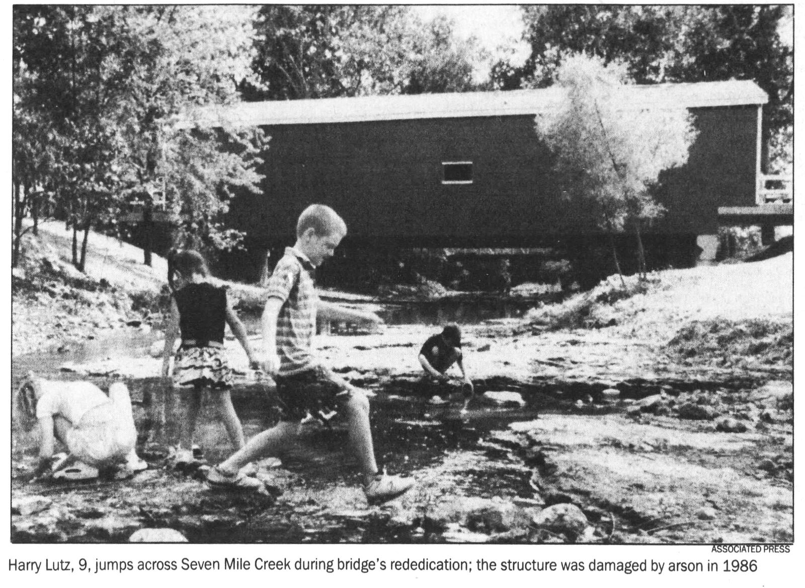 Sept. 16, 1991: Preble's historic Roberts Covered Bridge restored. DAYTON DAILY NEWS ARCHIVES