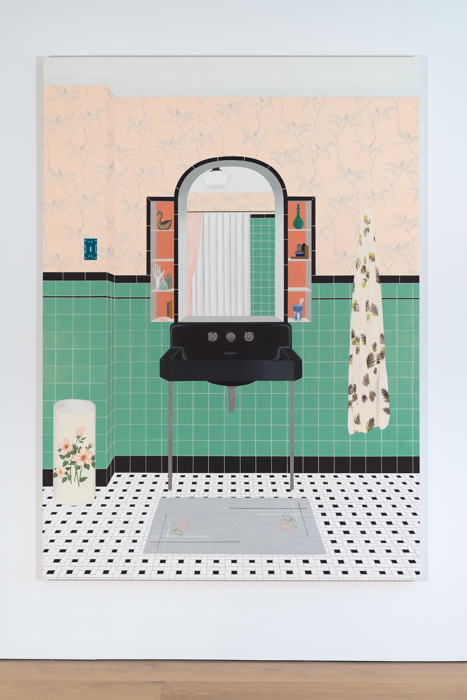 "Bathroom (Ming Green)," by Becky Suss. COURTESY PHOTO