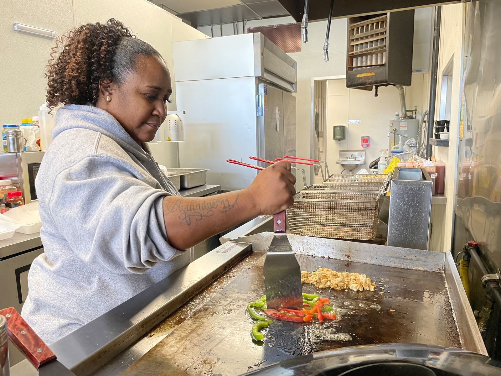 Tonya Lewis is co-owner of D’oir’s Restaurant, located at 3976 Salem Ave. in Dayton. A grand opening is planned for Saturday, Feb. 4 at 4 p.m. with free pizza slices and 10 percent off orders.