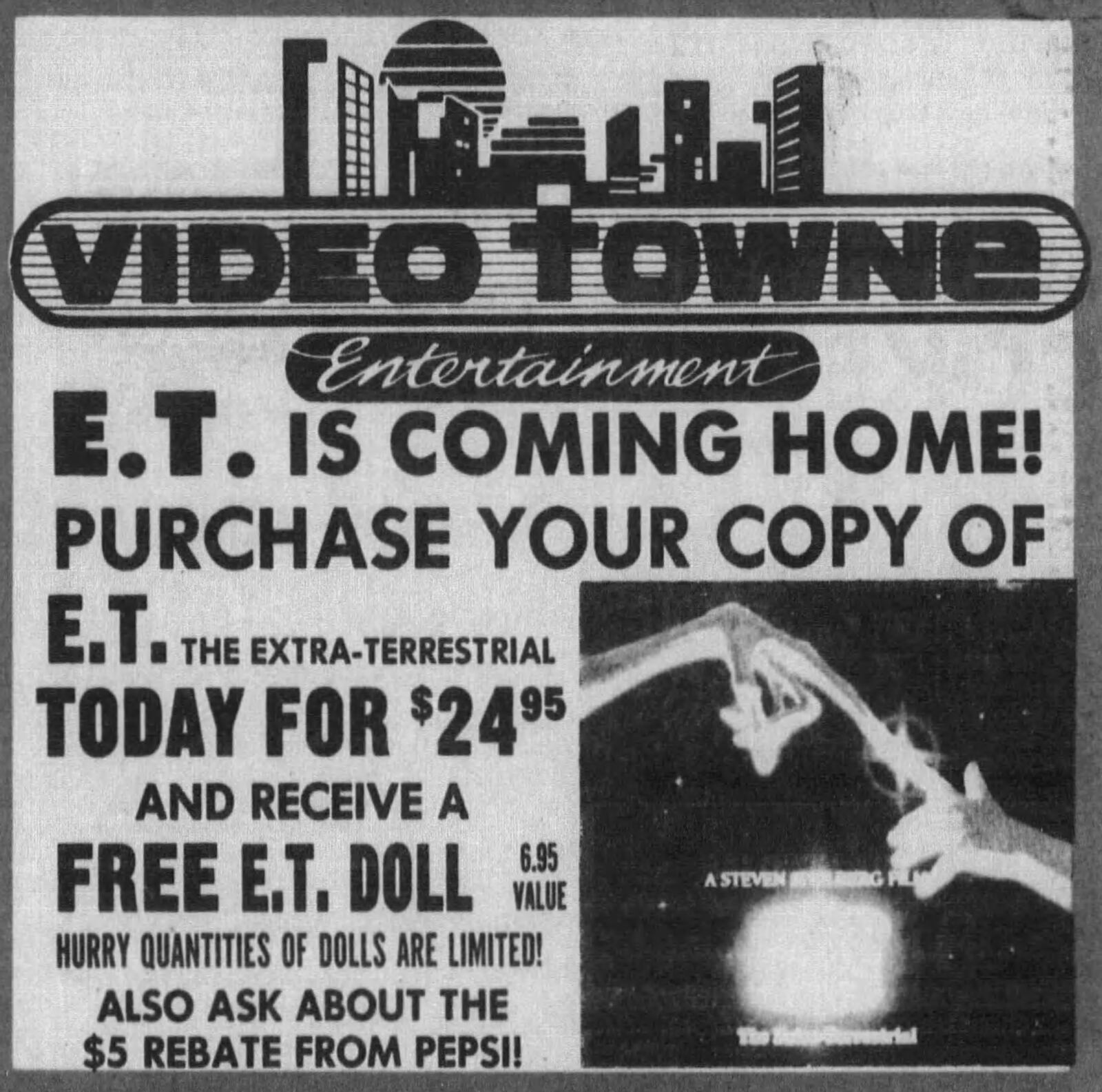 Oct. 28, 1988: Video buyers, renters rush to bring 'E.T.' home. DAYTON DAILY NEWS ARCHIVES