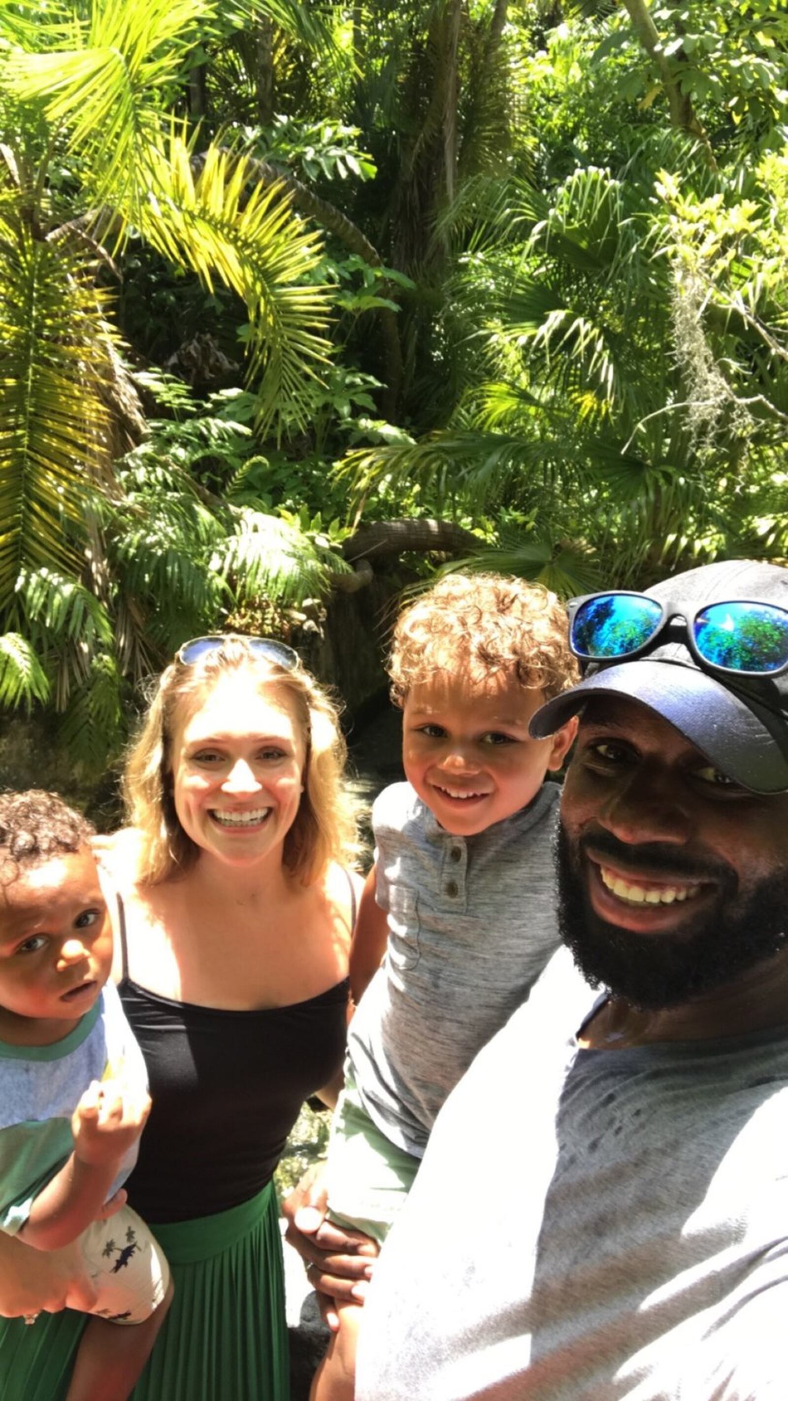 Sharif Chambliss with his wife, Melissa, and their two sons, Julian (second from right) and Kellen. CONTRIBUTED