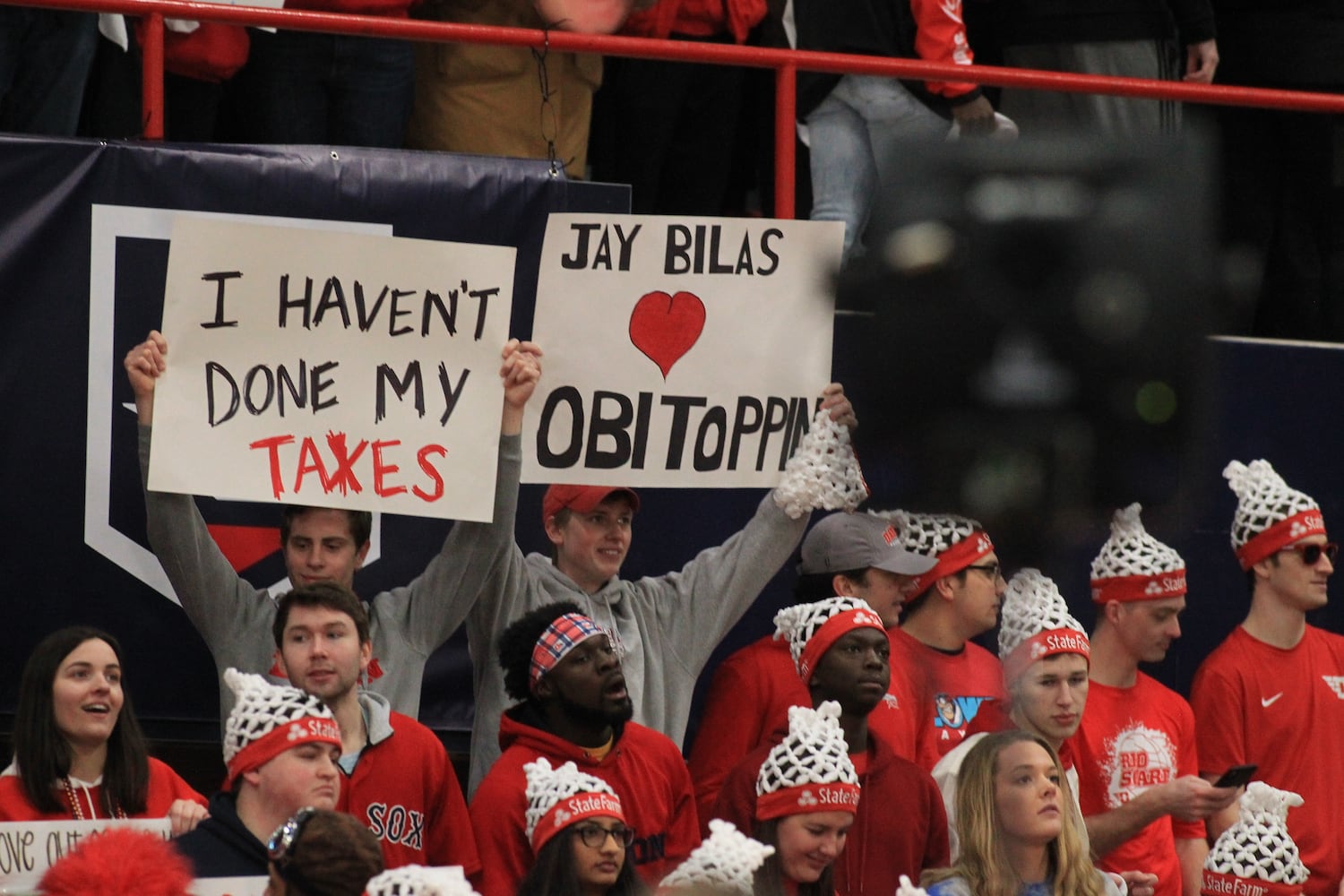 Photos: Signs at ESPN Gameday at Dayton