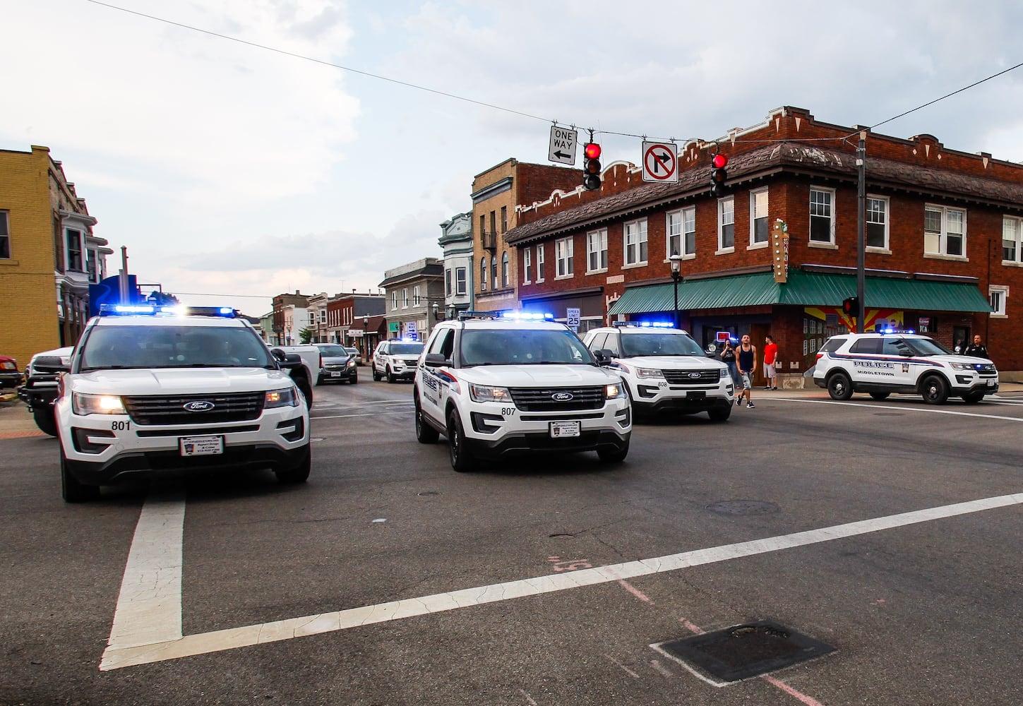 Crowd gathers for peaceful protest and march in Middletown