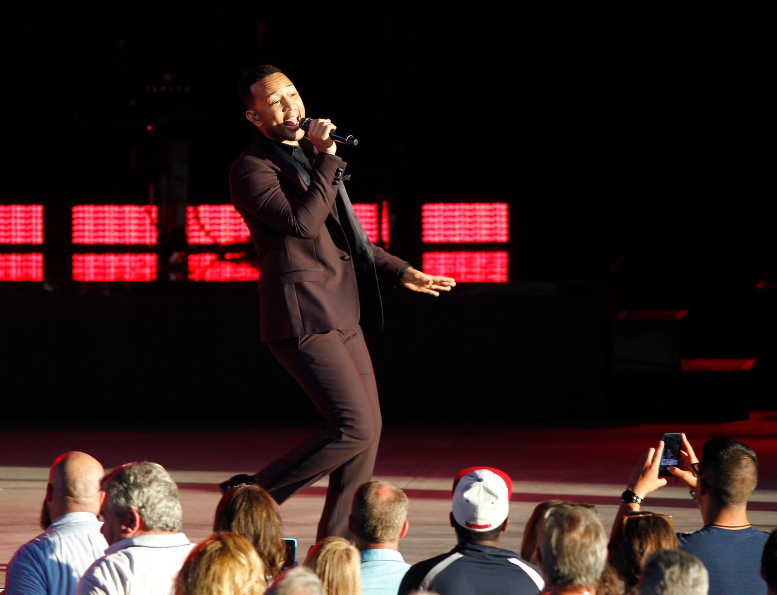 John Legend performs at the Rose Music Center in June. TY GREENLEES/STAFF