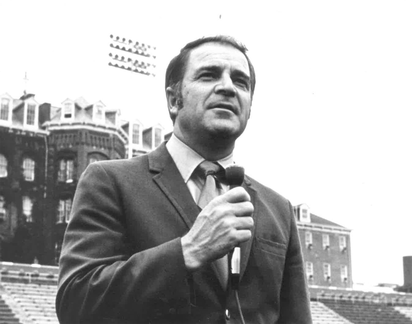 Tom Hamlin began working at WHIO-TV in the 1960s and was the sports director for many years. PHOTO: WHIO-TV