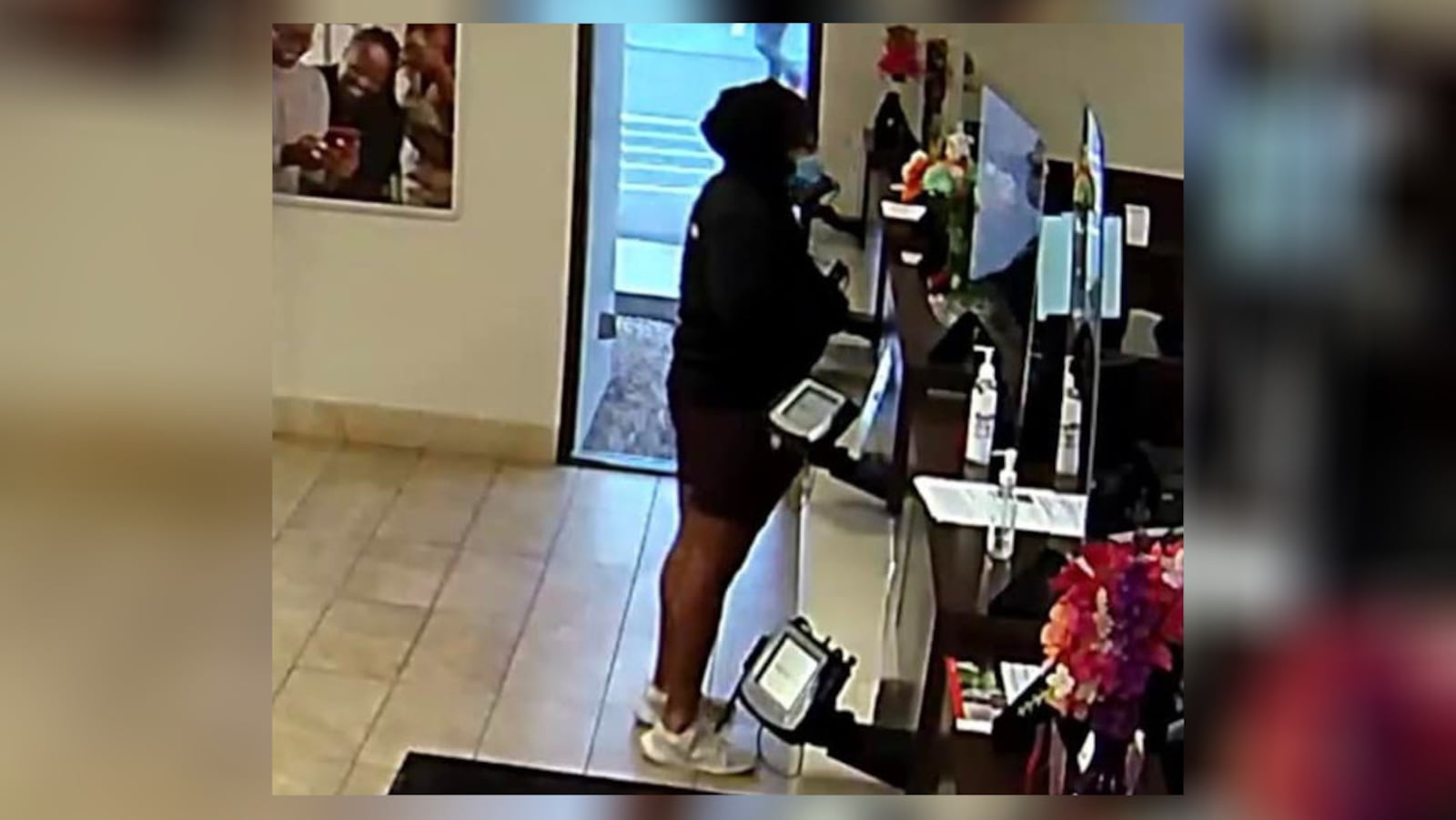 Huber Heights police are looking for a suspect in an armed bank robbery at the Key Bank on Chambersburg Road on Wednesday, Feb. 22, 2023. Photo courtesy Huber Heights Police Department.