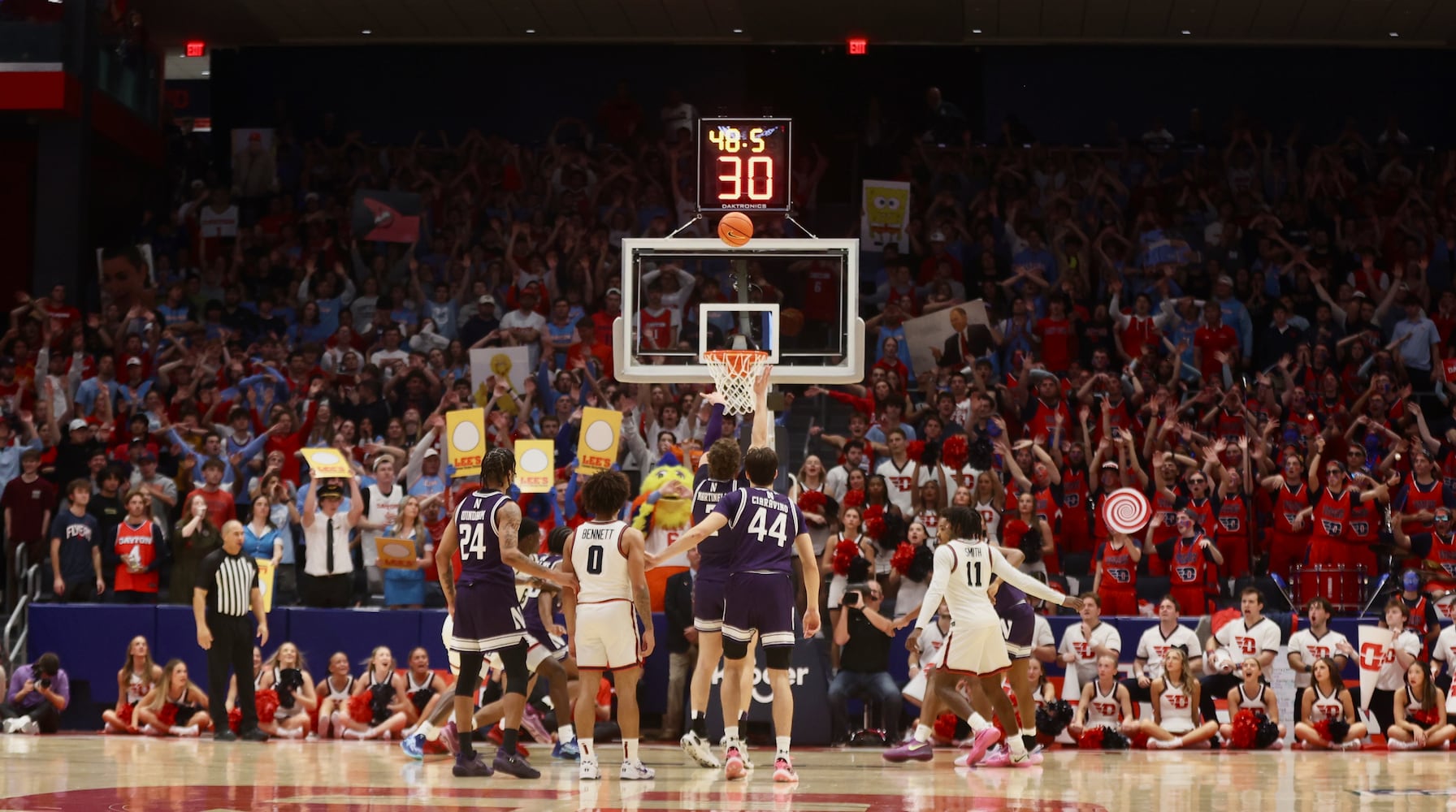 Dayton vs. Northwestern