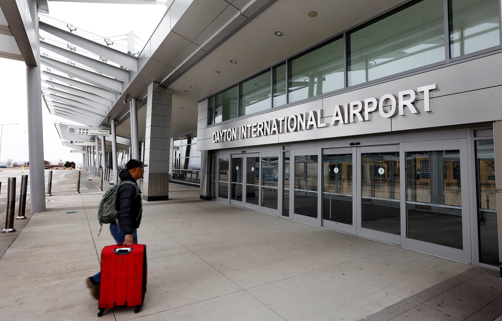 Dayton International Airport, Wednesday, Feb. 12, 2025. MARSHALL GORBY\STAFF