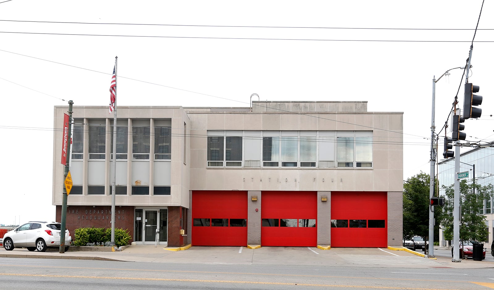 The Dayton fire station at Main Street and Monument Avenue was built in 1961.  LISA POWELL / STAFF