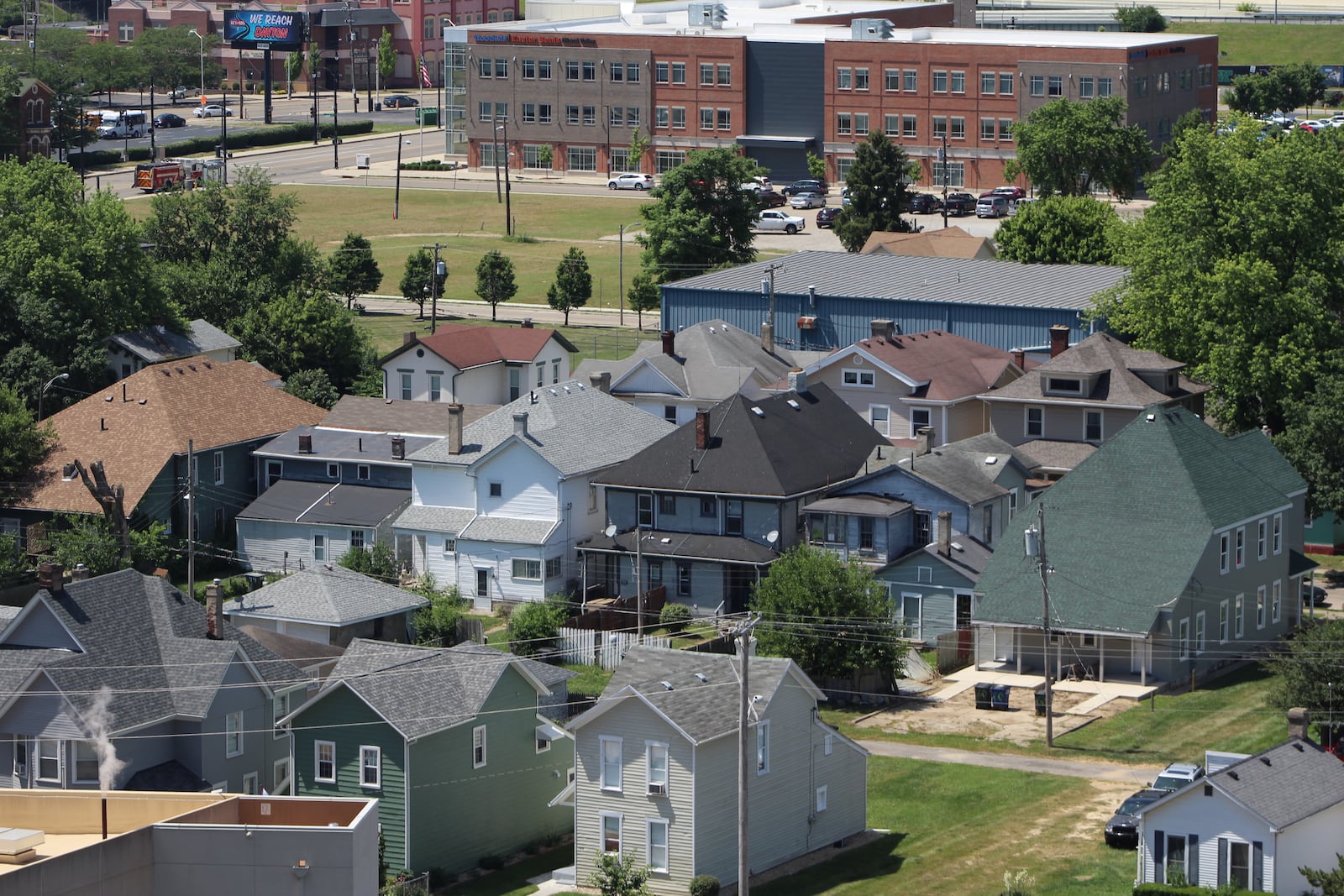 Homes in southern Dayton near Miami Valley Hospital. CORNELIUS FROLIK / STAFF