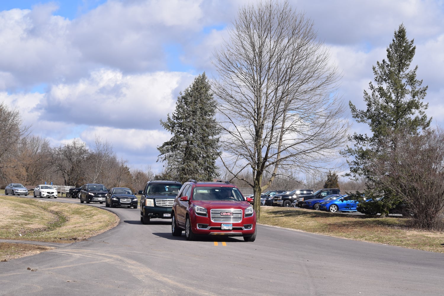 PHOTOS: Thousands of Outlaws attend motorcycle gang leaders funeral at Montgomery County Fairgrounds.