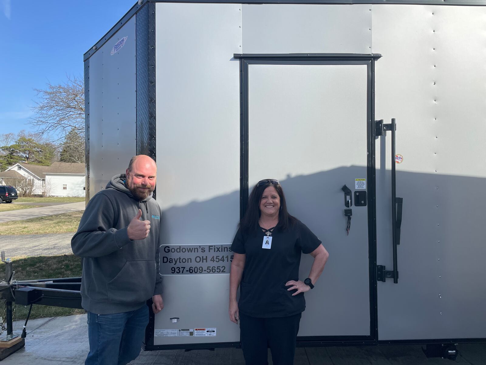 Darke County natives Matt and Kendra Godown (pictured) are entering their third food truck season with Godown’s Fixins (CONTRIBUTED PHOTO).