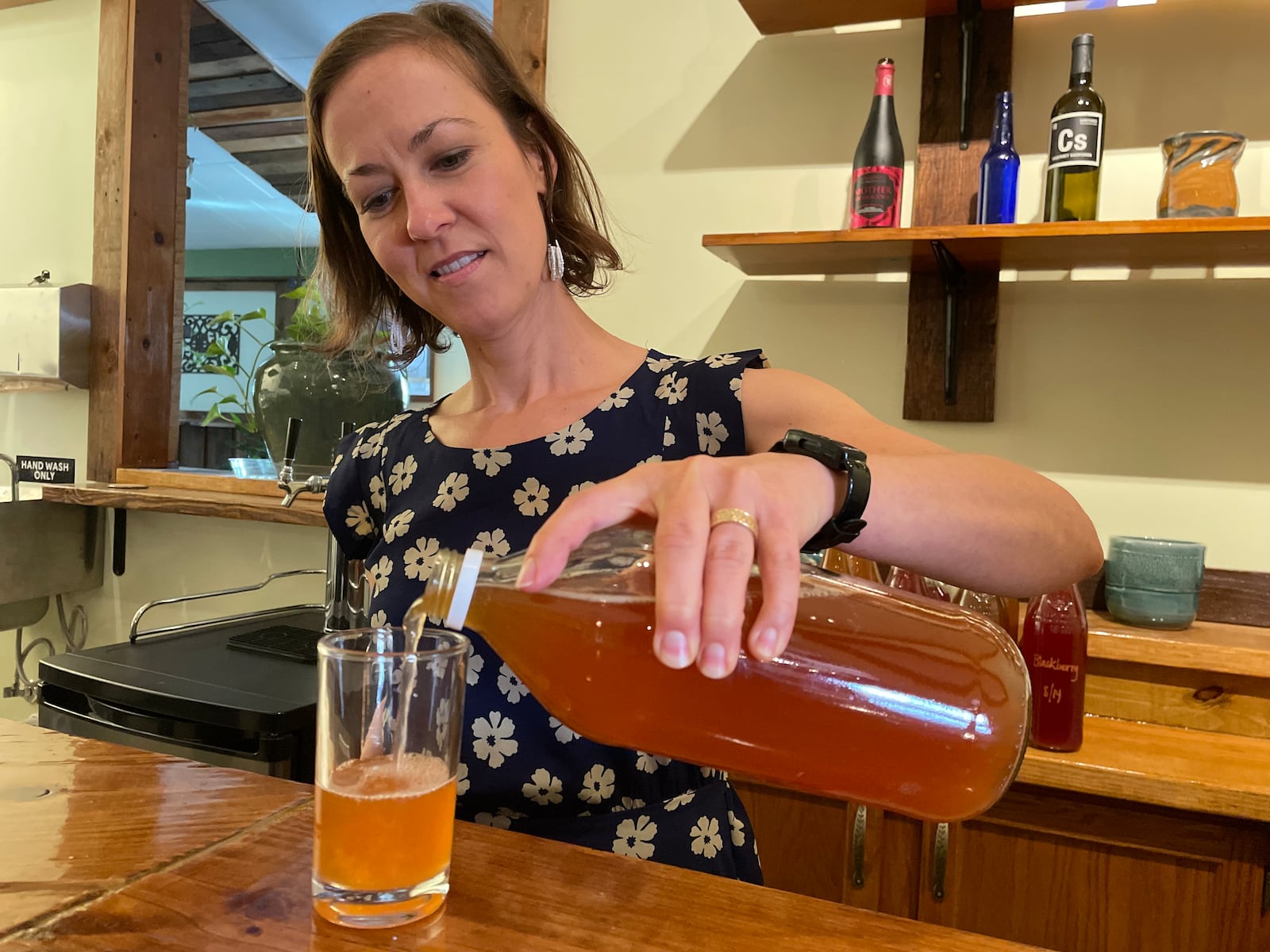 Full Circle Brewgarden is located at 324 Union Blvd. in Englewood. Pictured is owner Dawn Kirchner. NATALIE JONES/STAFF