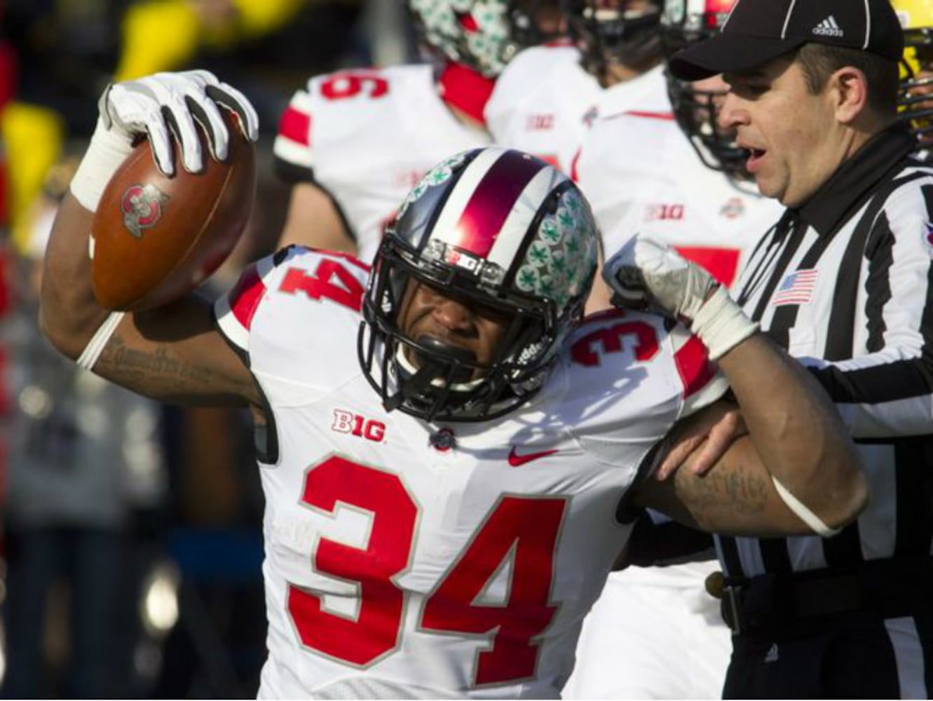 Buckeyes stop two-point try, hold on to beat Wolverines