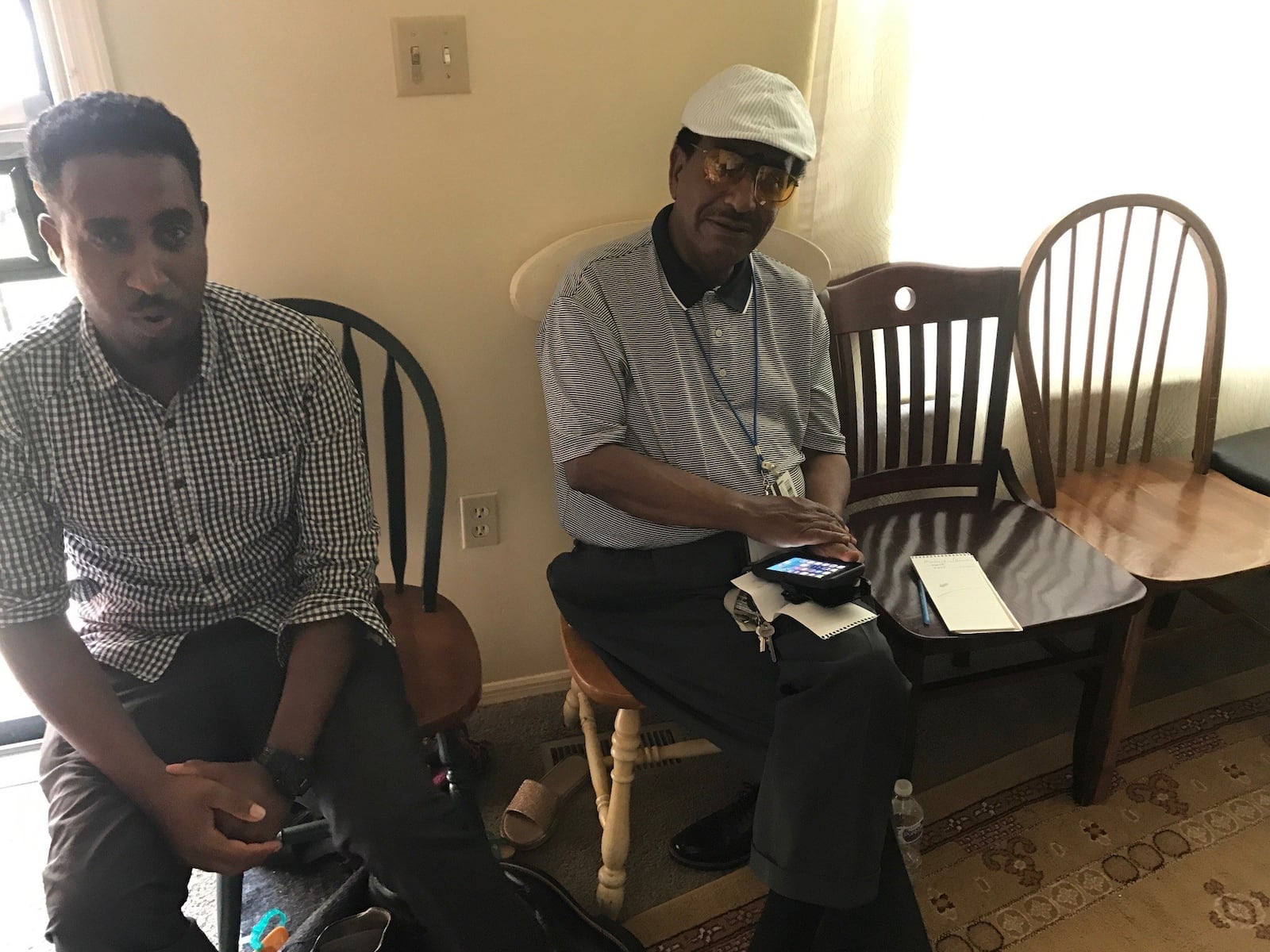 Family spokesperson Tekeste Abraham (right) is of Ethiopian and Eritrean descent and is a retired college educator. He once went through a similar family tragedy during a mass shooting here in Dayton. His younger sister, Sarah Abraham, was murdered at the family s mini-mart at West Fifth and South Williams streets during the 1992 Christmas Killings that were carried out by four young Daytonians. Six people were killed and prior to the Oregon District killings last Sunday morning, it had been the deadliest murder spree in Dayton history. TOM ARCHDEACON/STAFF