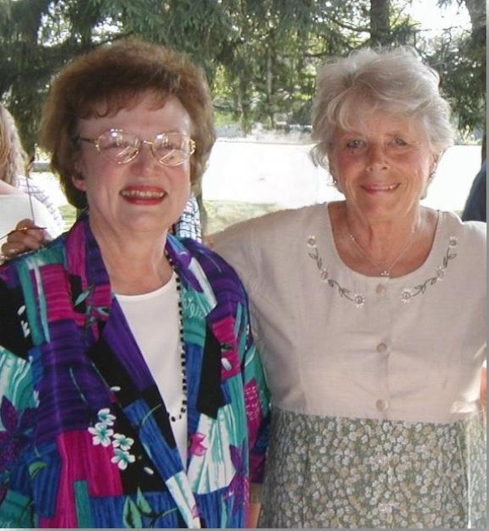 Julie Gerspacher's mother-in-law Carolyn Gerspacher and mom Mary Lou Blommel.