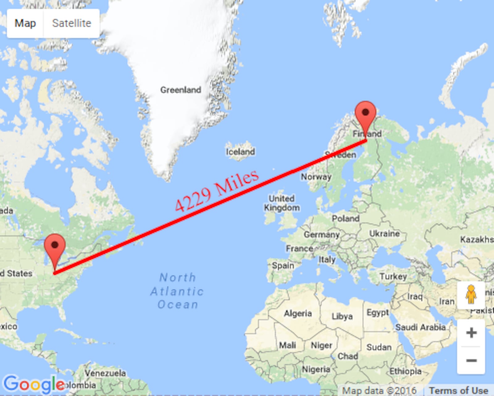 Distance better Dayton and Finland. 
A Finish  library returned "The Scopes Trial: The State of Tennessee v. John Thomas Scopes" to the Dayton Metro Library 40 years after it was checked out by his or her brother.