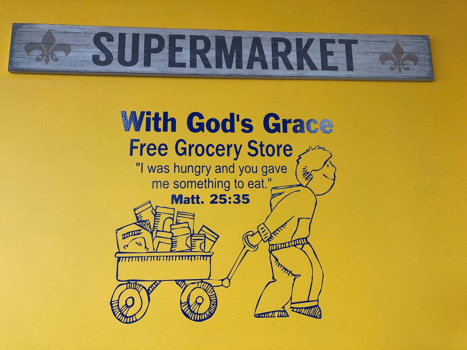 With God's Grace free grocery store will open on Dec. 17, 2020. STAFF/BONNIE MEIBERS