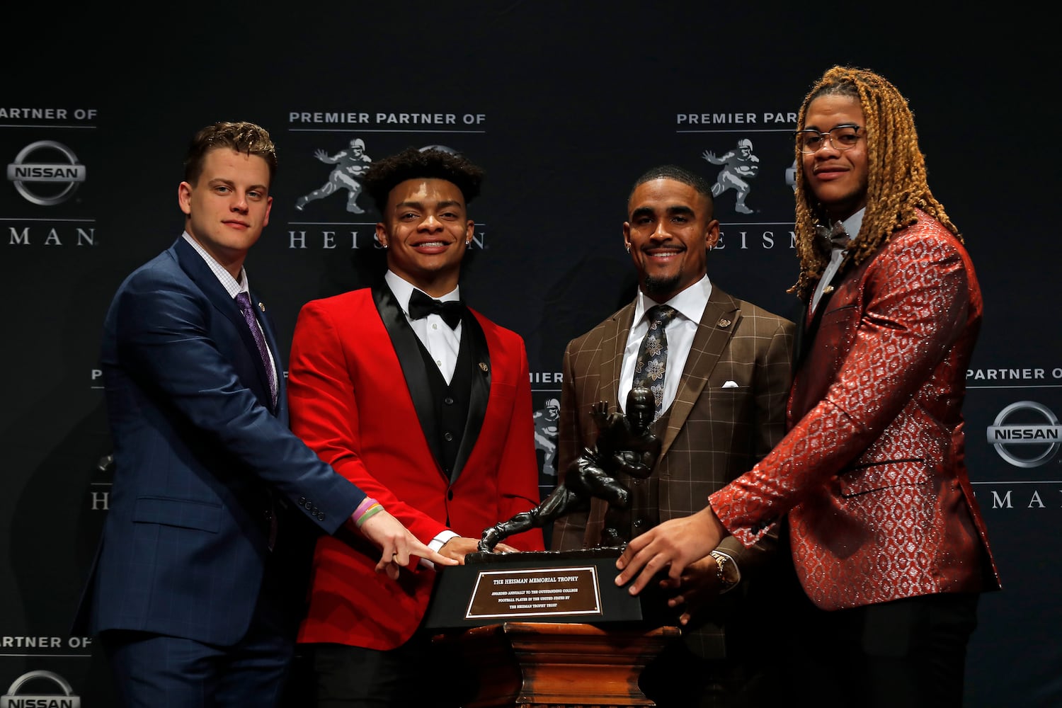 LSU’s Burrow wins Heisman Trophy; Justin Fields is third