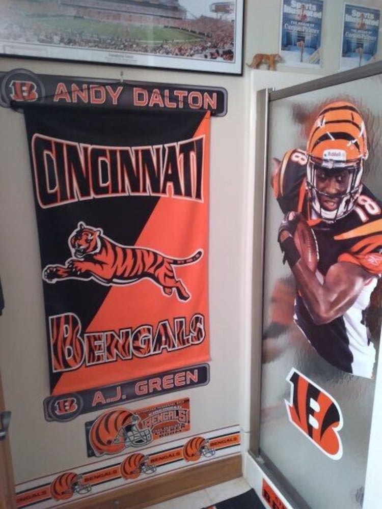 Die-hard fans show us their "Bengals Cave"