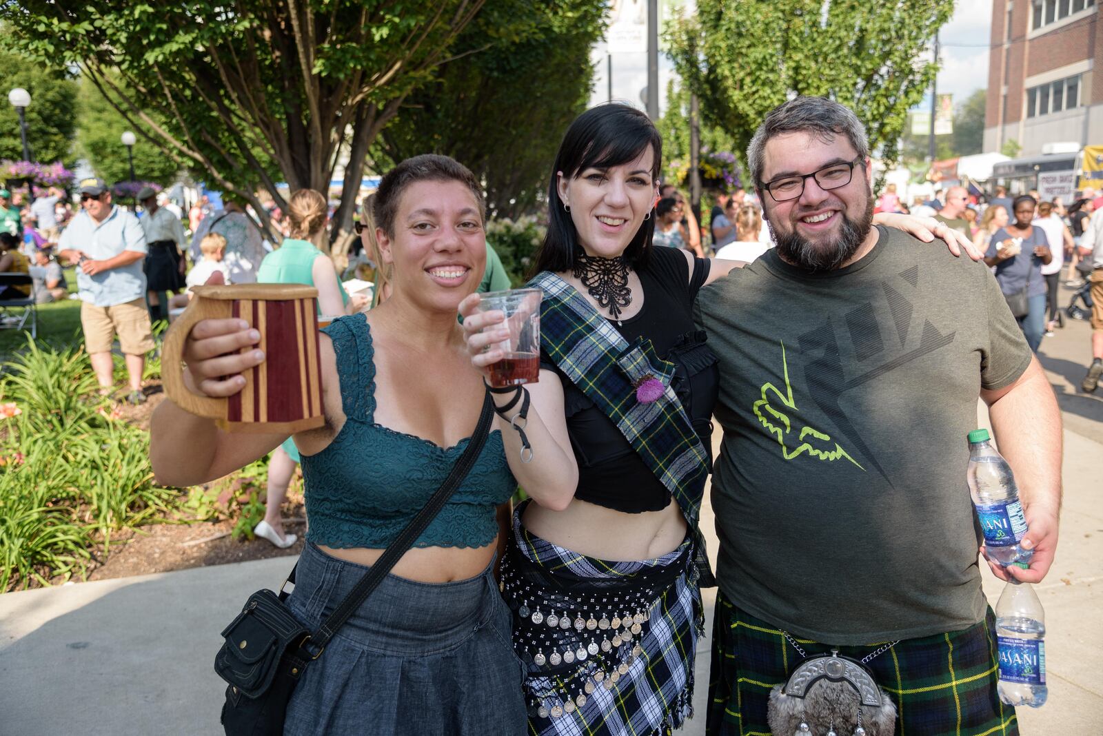 The Dayton Celtic Festival took over downtown at Riverscape MetroPark and the surrounding areas from Friday, July 26 to Sunday July, 28. The free festival featured workshops, vendors, food, beer, children’s activities and Irish music. TOM GILLIAM / CONTRIBUTING PHOTOGRAPHER