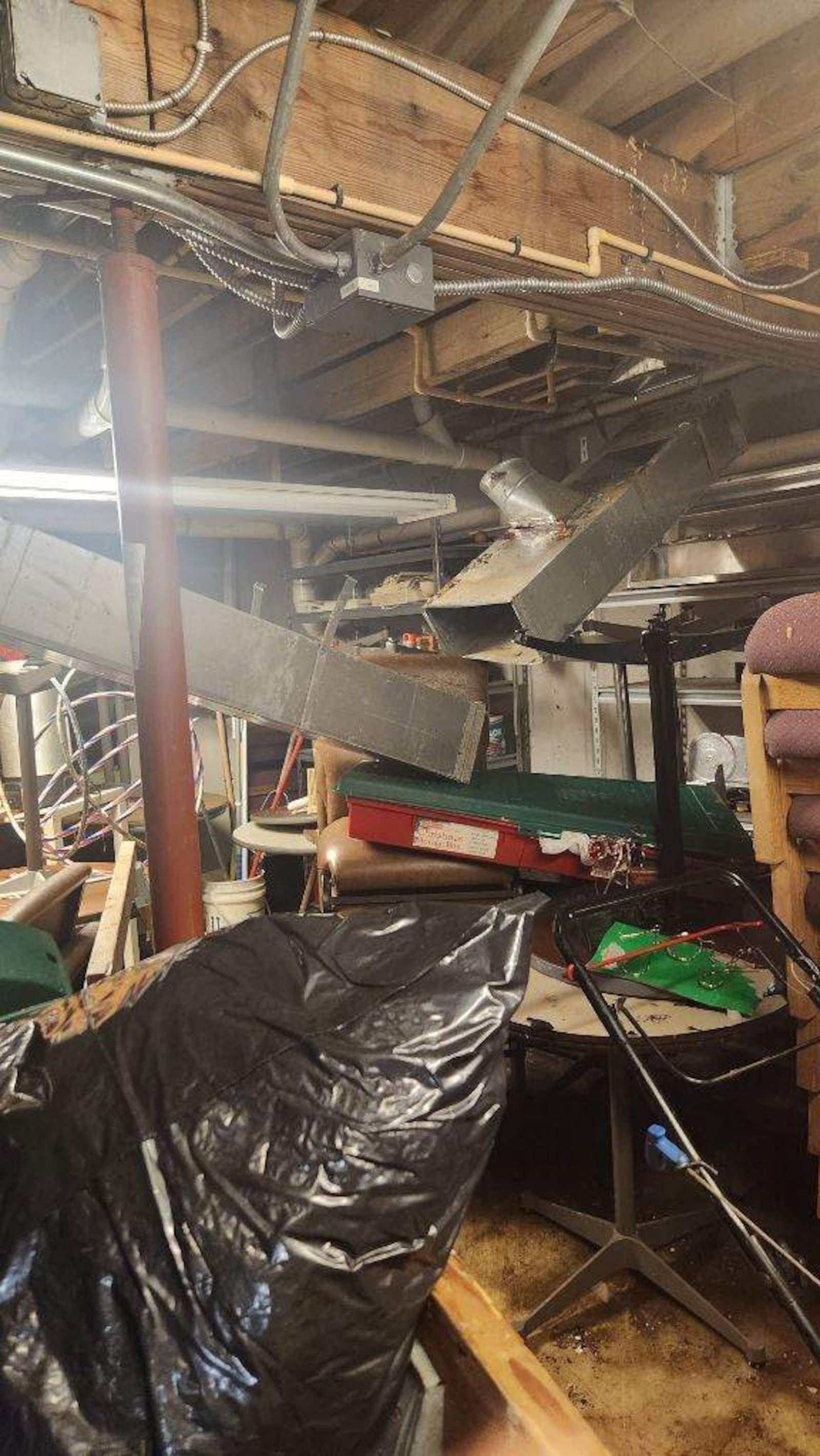 The Dream Center, 834 Yankee Road, Middletown, suffered major damage when a water pipe busted on Christmas night. Deborah Patterson, executive director, said the damage is covered by insurance and she hopes to make the necessary repairs to reopen the soup kitchen. SUBMITTED PHOTO